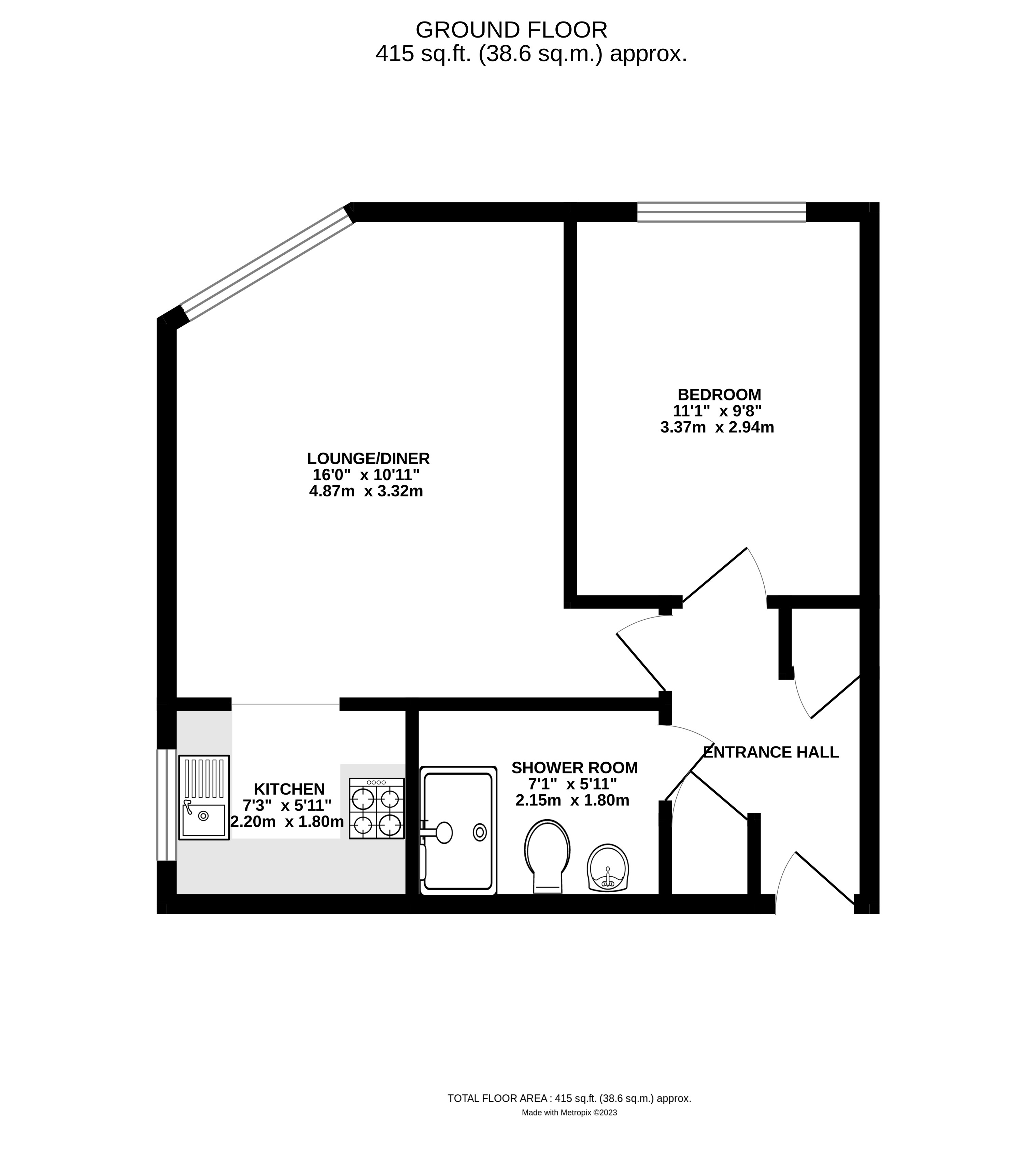 Floorplan for Littlehampton, West Sussex