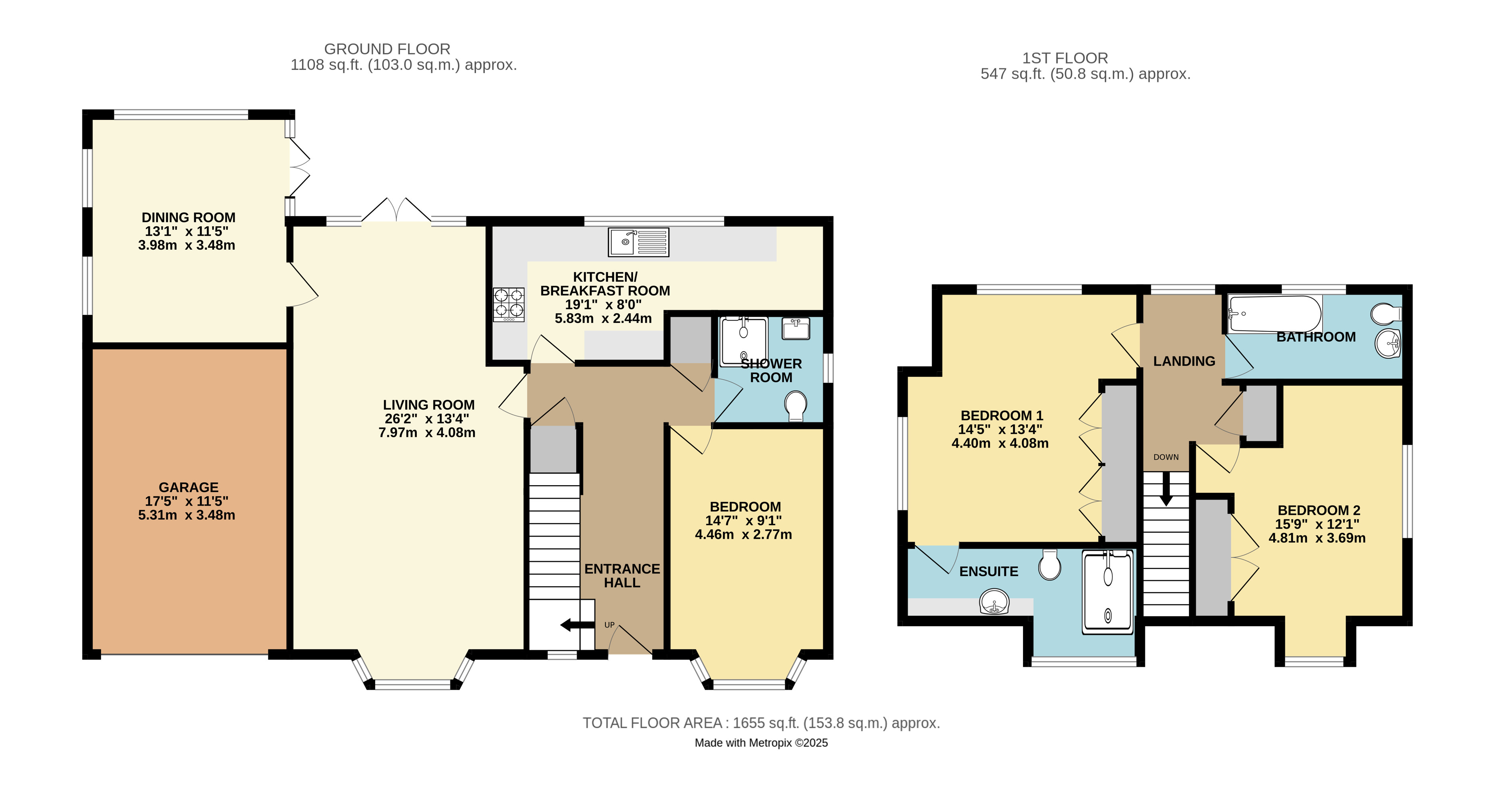 Floorplan for Angmering, West Sussex