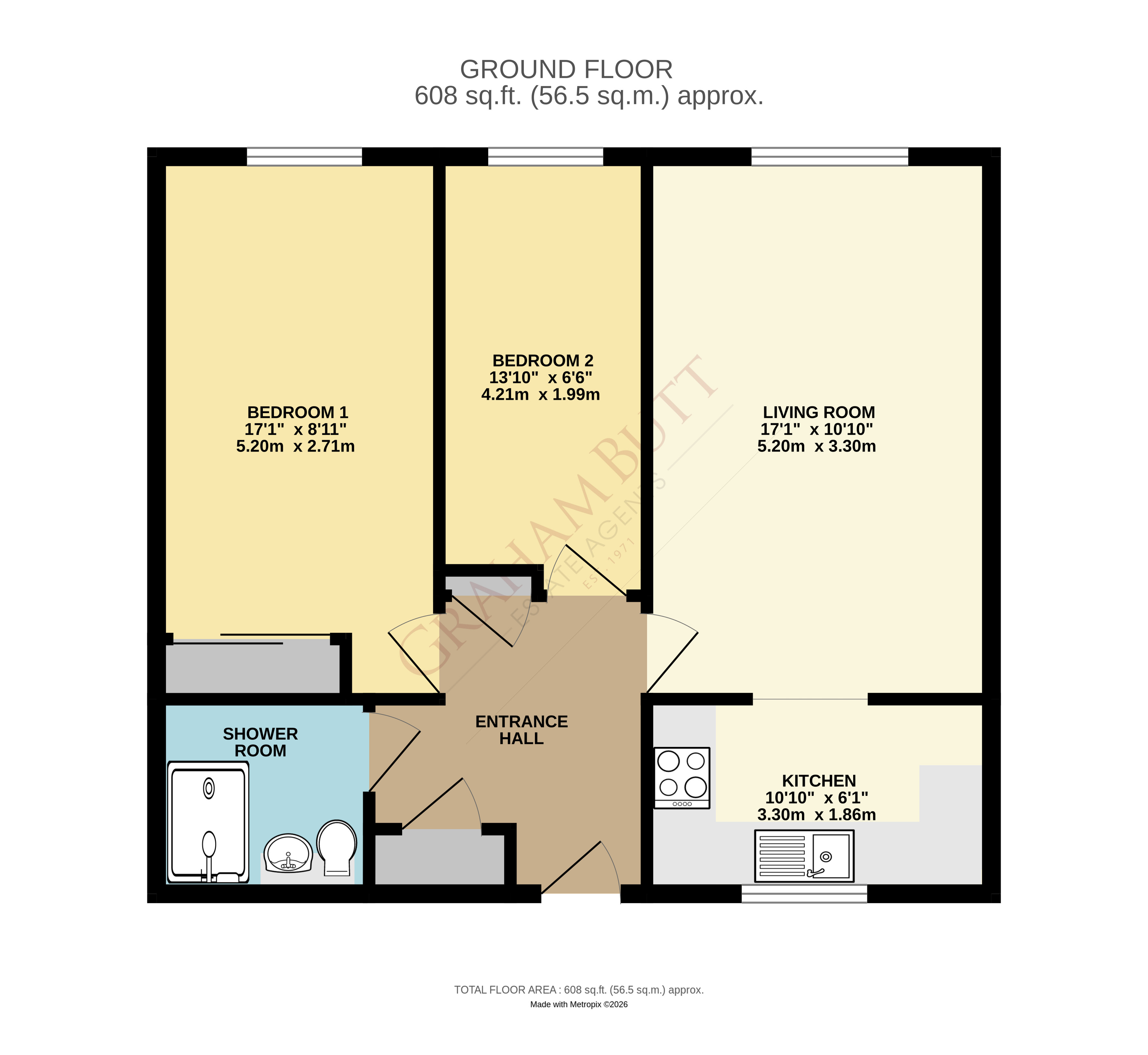 Floorplan for Littlehampton, West Sussex
