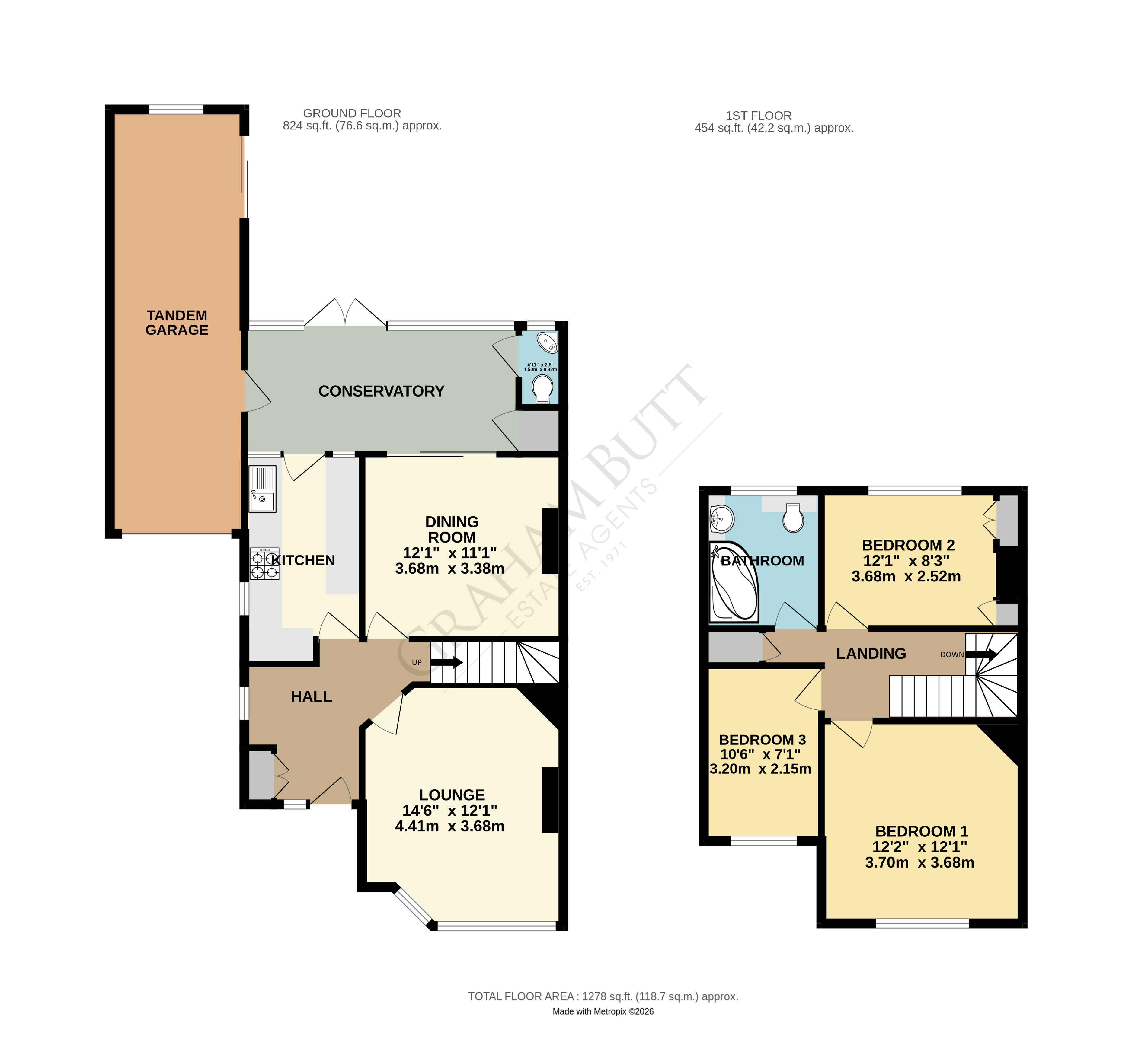 Floorplan for Rustington, Littlehampton, West Sussex