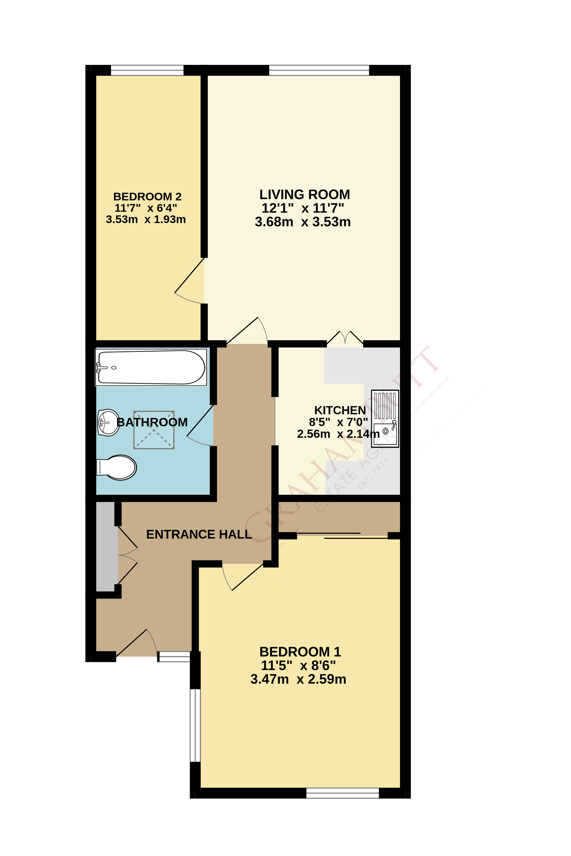 Floorplan for Wick, Littlehampton, West Sussex
