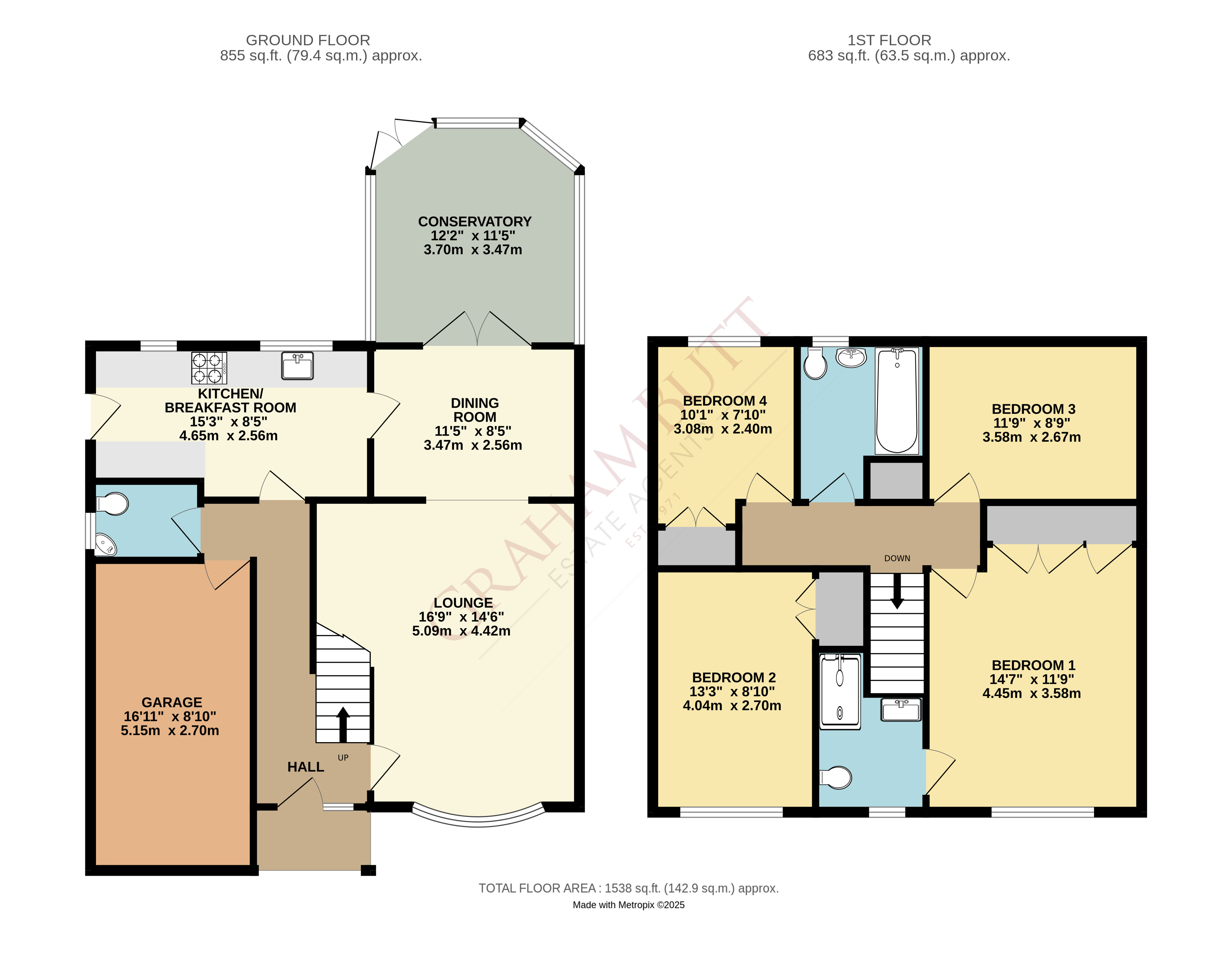 Floorplan for Climping, West Sussex