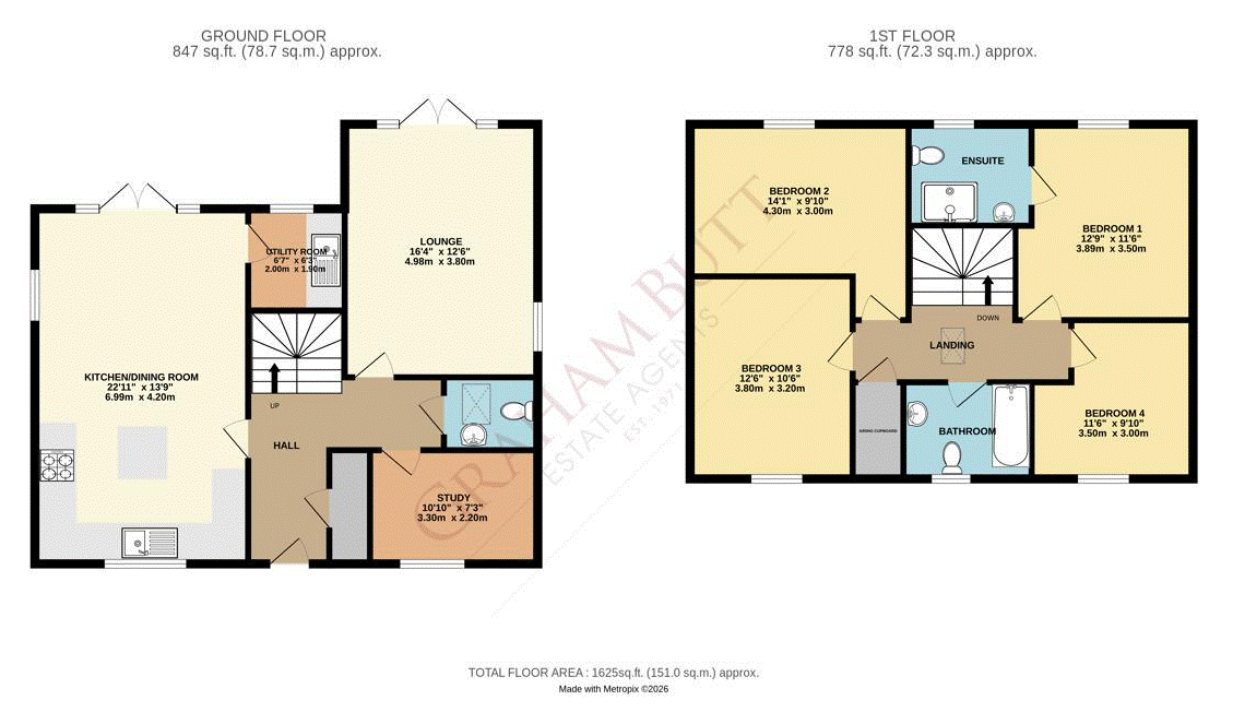 Floorplan for Climping, West Sussex