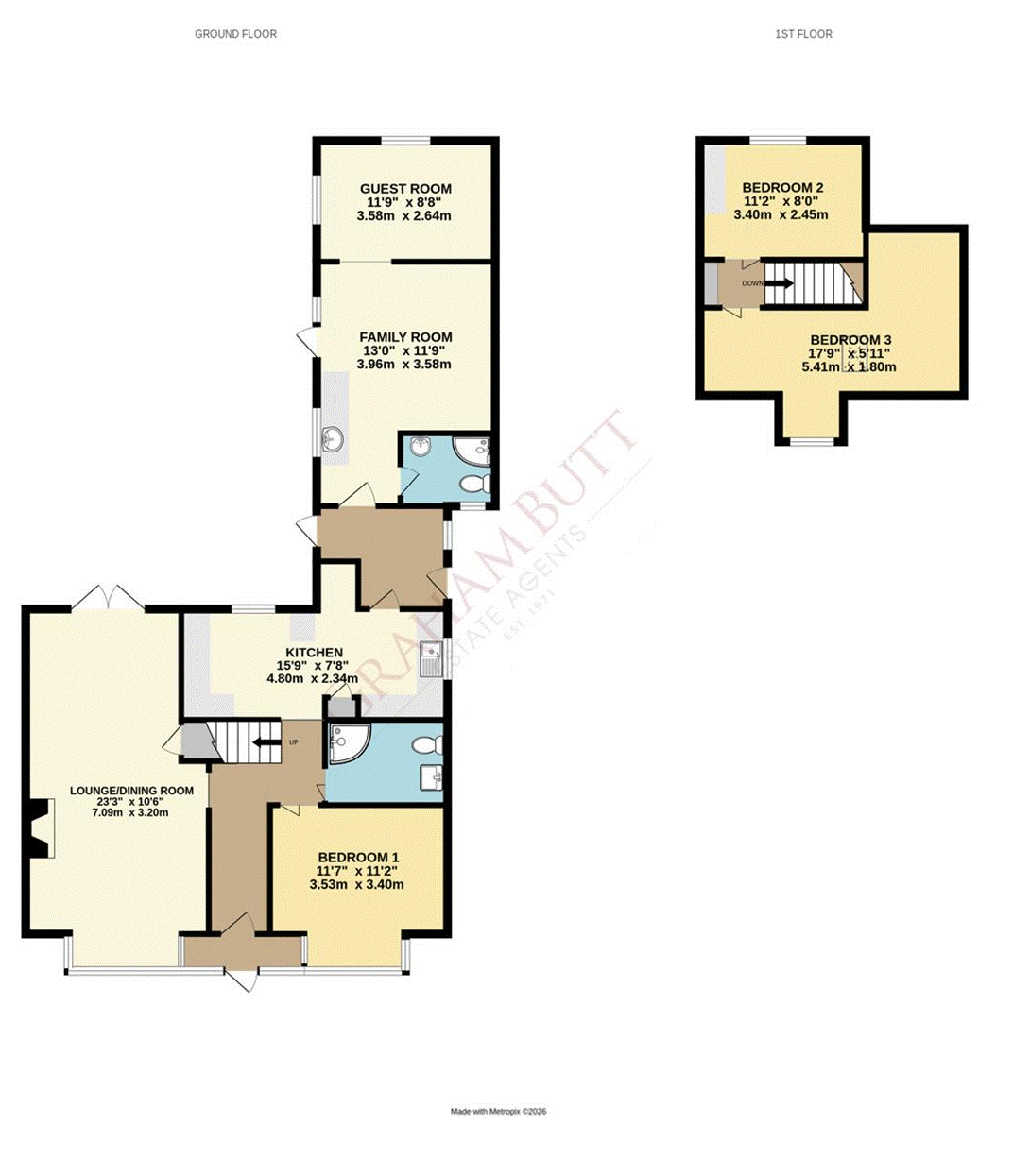 Floorplan for Wick, Littlehampton, West Sussex
