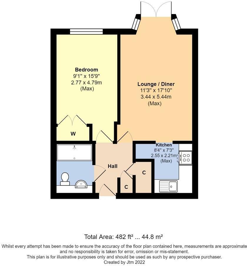 Floorplan for Goda Road, Littlehampton, West Sussex