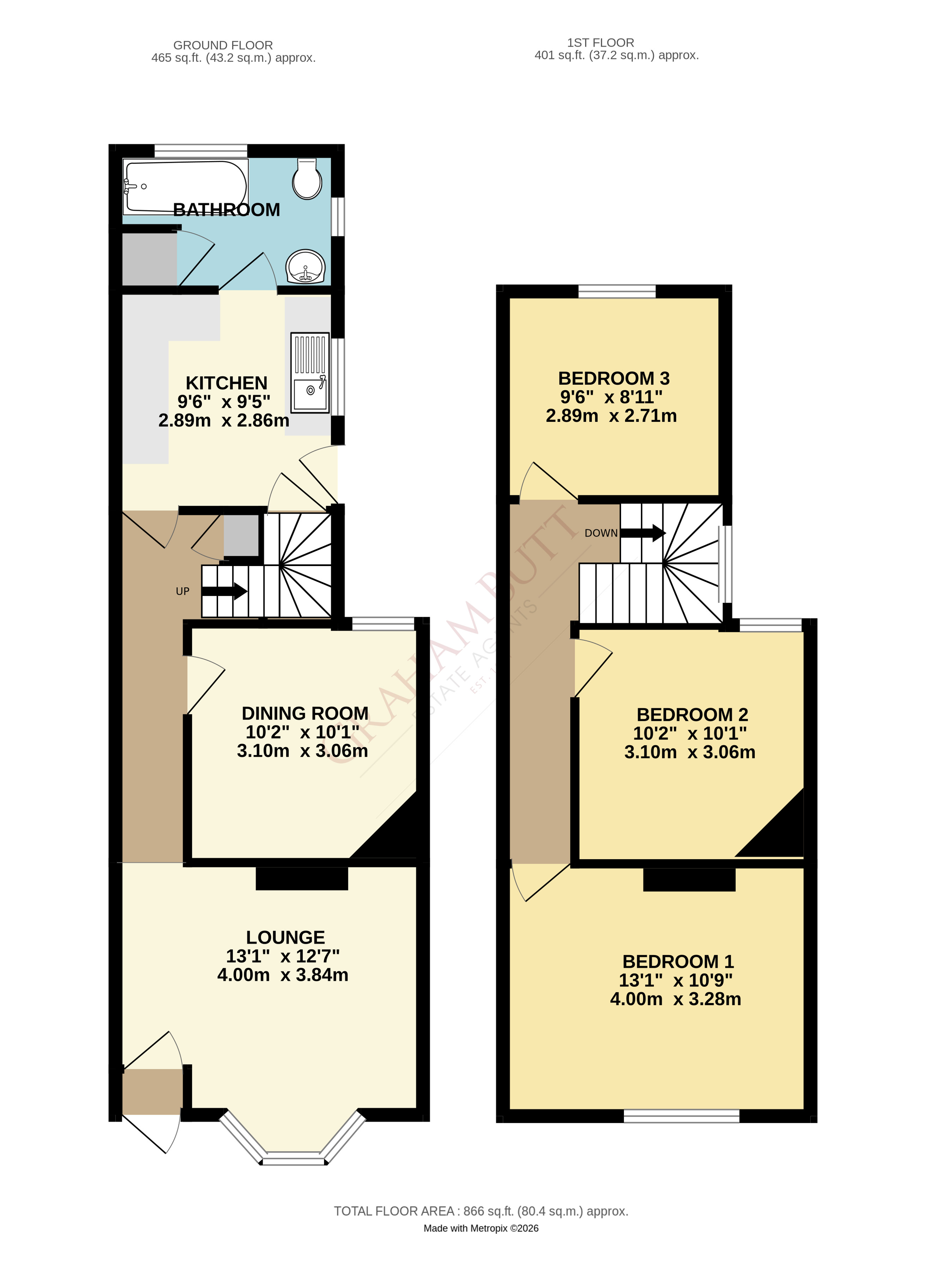 Floorplan for Littlehampton, West Sussex