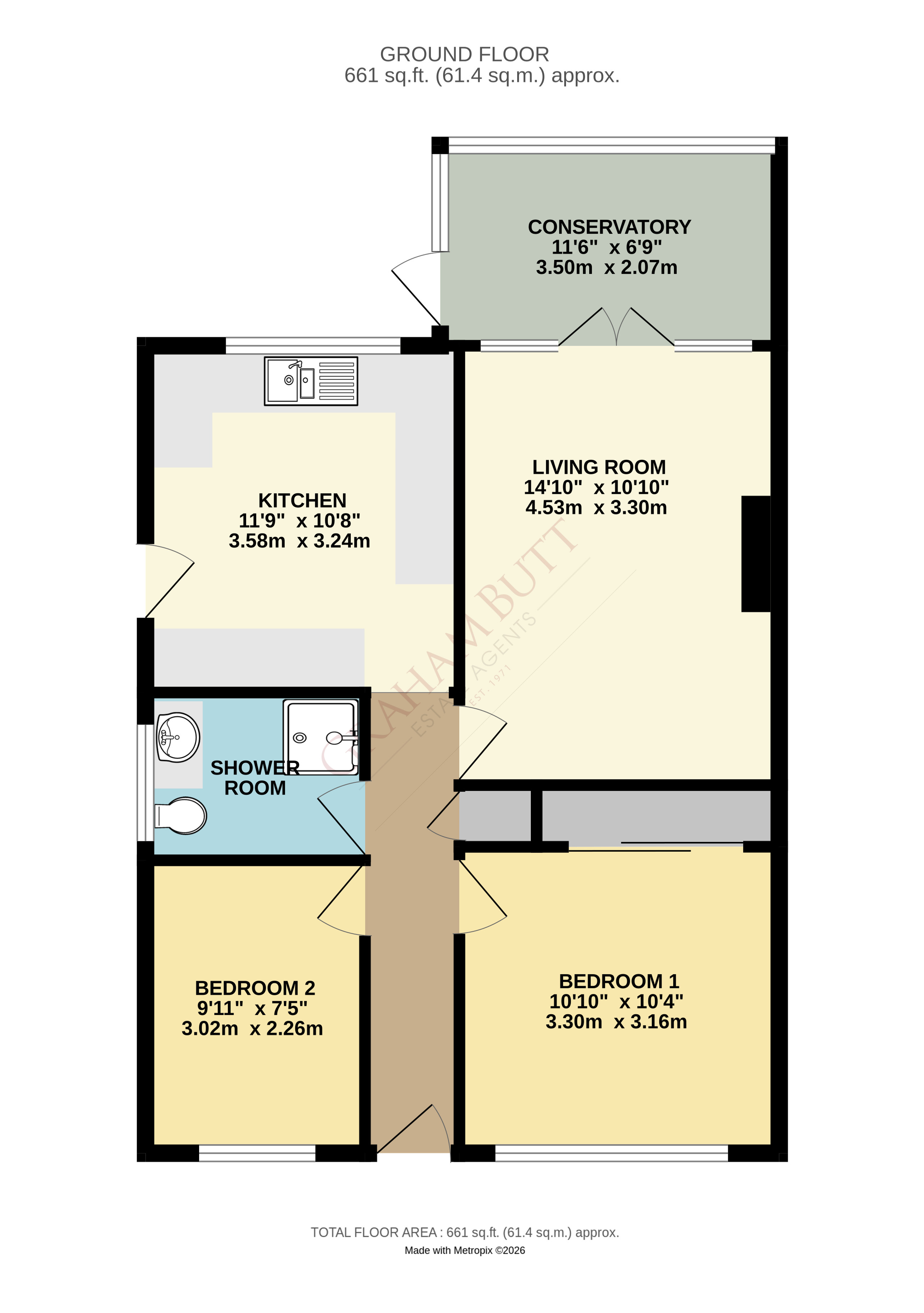 Floorplan for Littlehampton, West Sussex