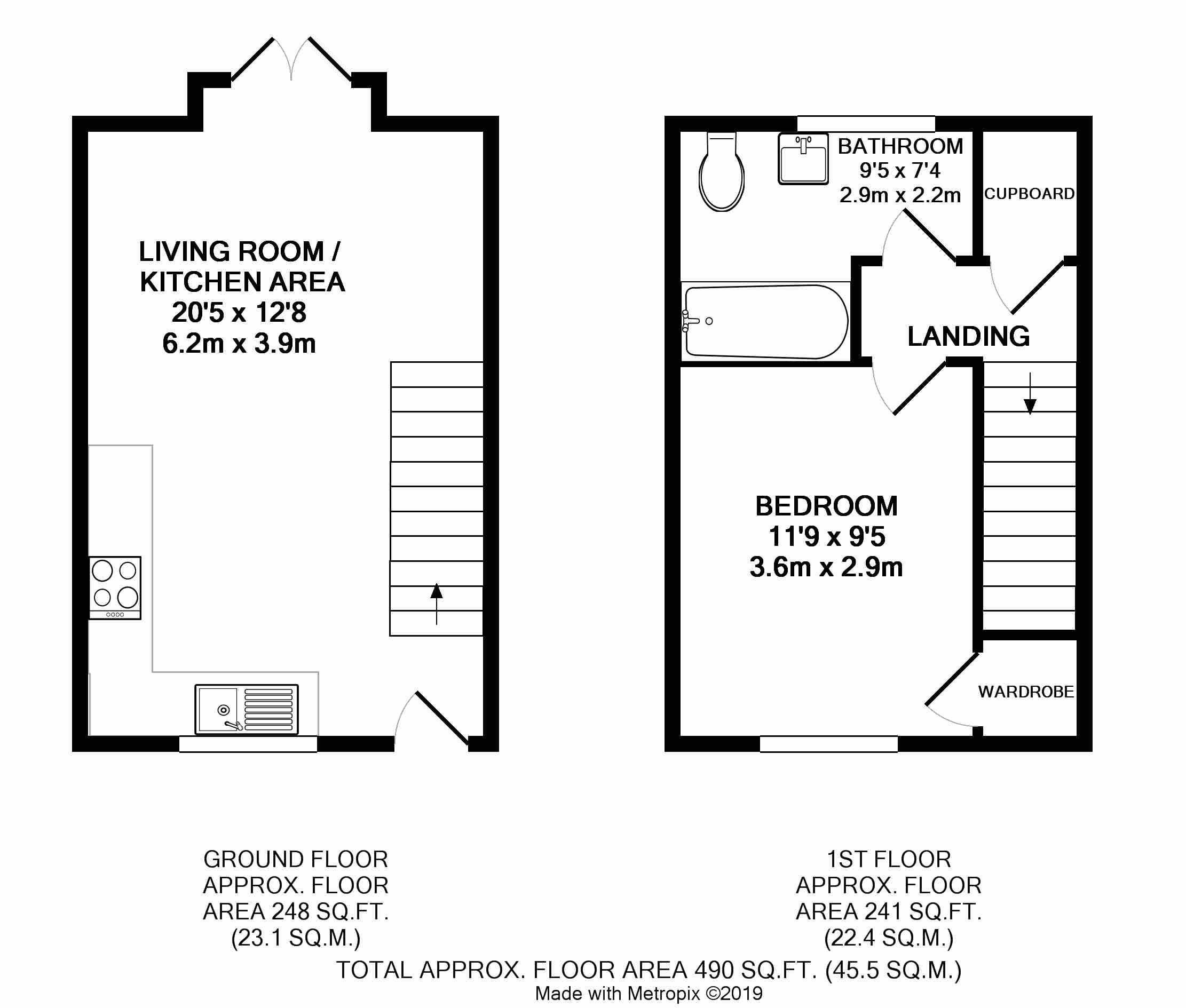 Floorplan for Littlehampton, West Sussex