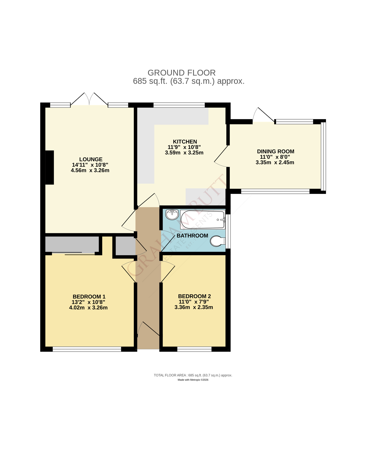 Floorplan for Littlehampton, West Sussex