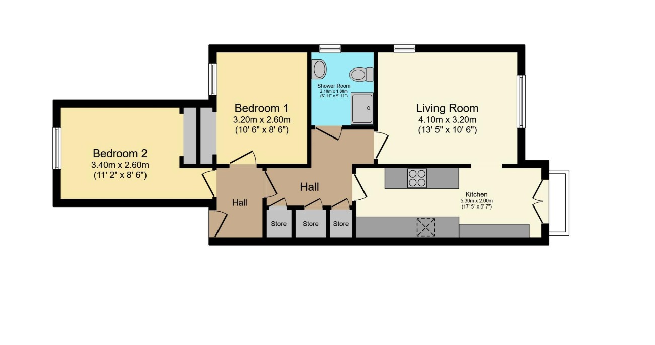 Floorplan for Littlehampton, West Sussex