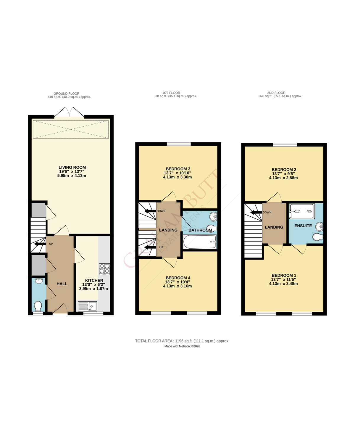 Floorplan for Littlehampton, West Sussex