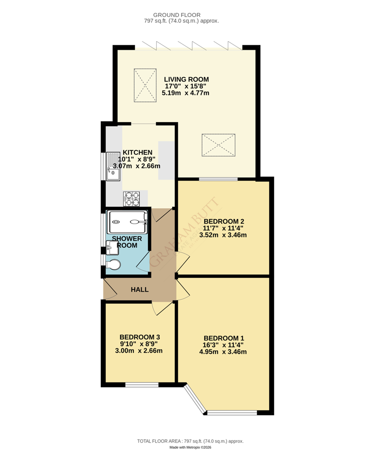 Floorplan for Littlehampton, West Sussex