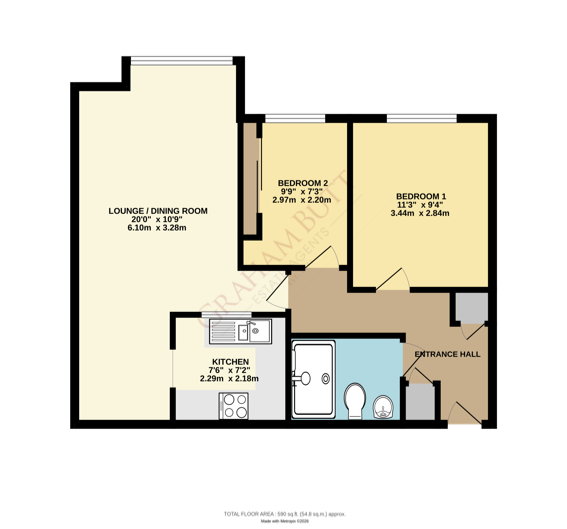 Floorplan for Littlehampton, West Sussex