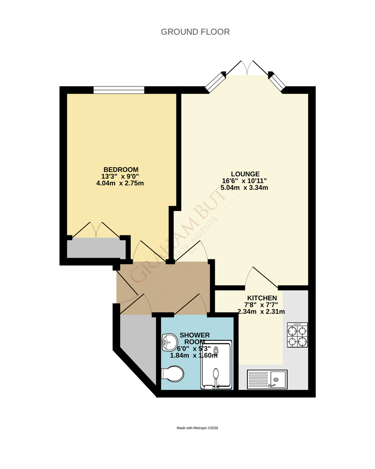 Floorplan for Goda Road, Littlehampton, West Sussex