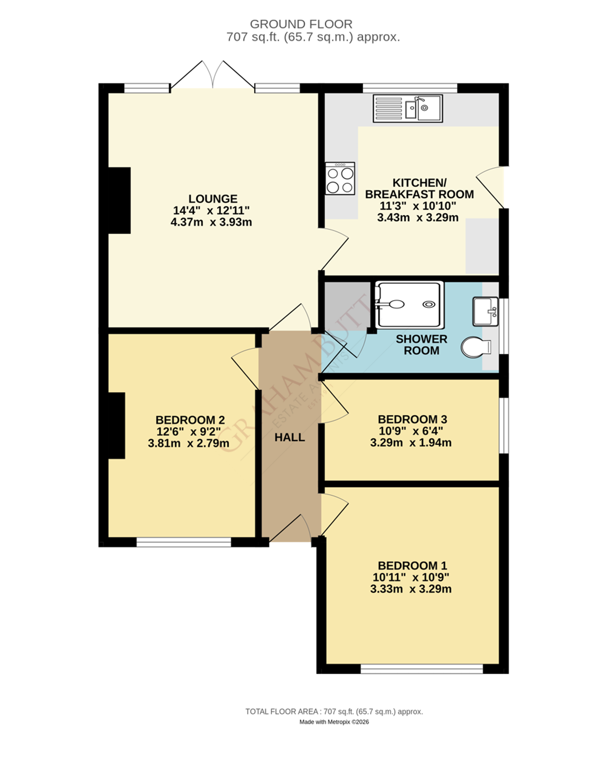 Floorplan for Littlehampton, West Sussex