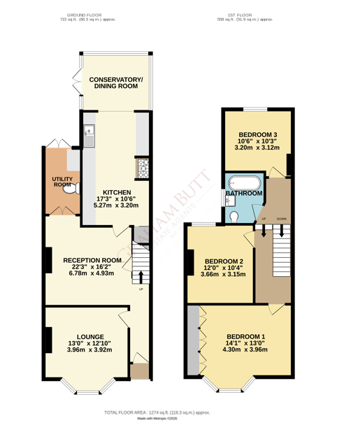 Floorplan for Littlehampton, West Sussex
