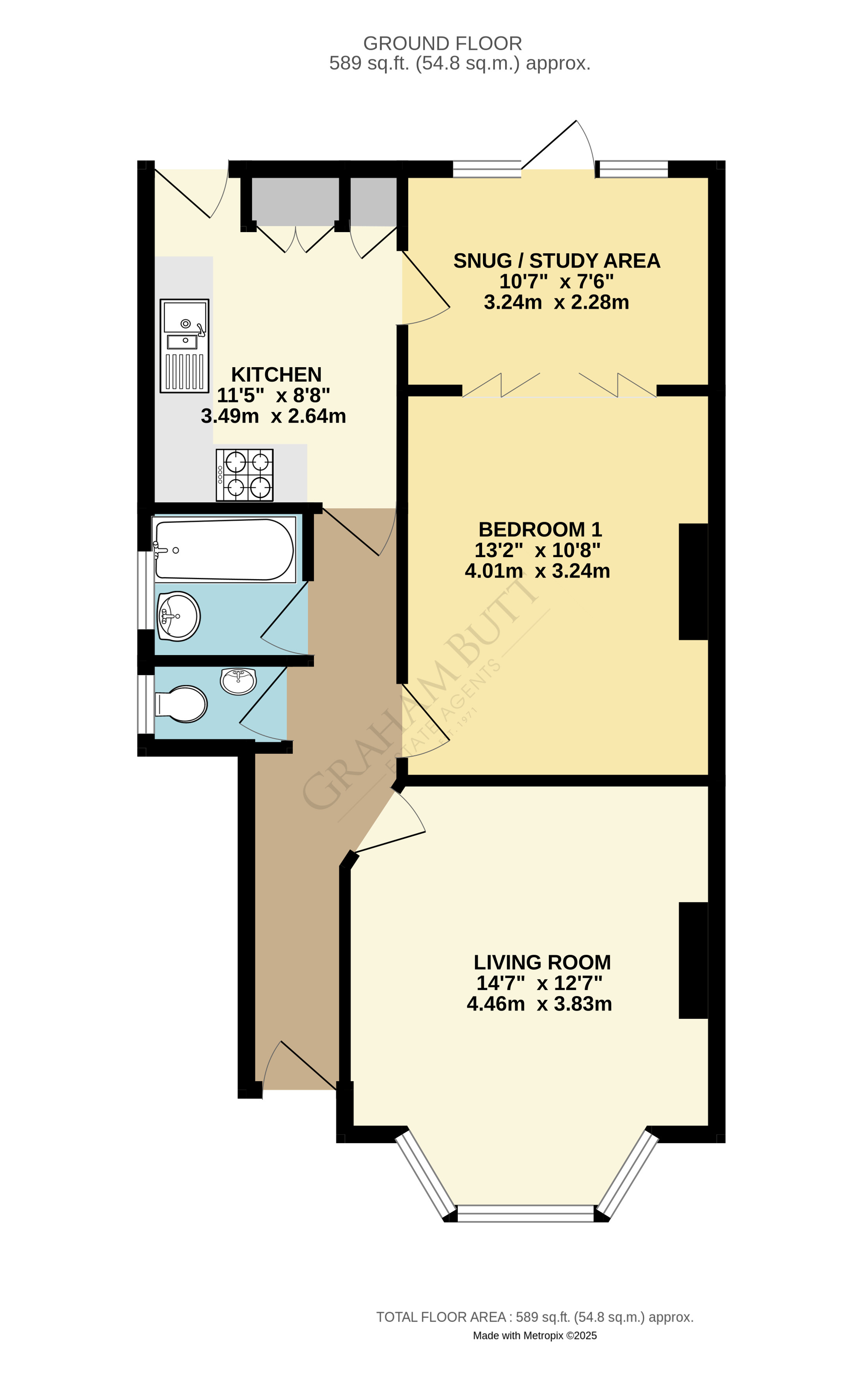 Floorplan for Rustington, Littlehampton, West Sussex