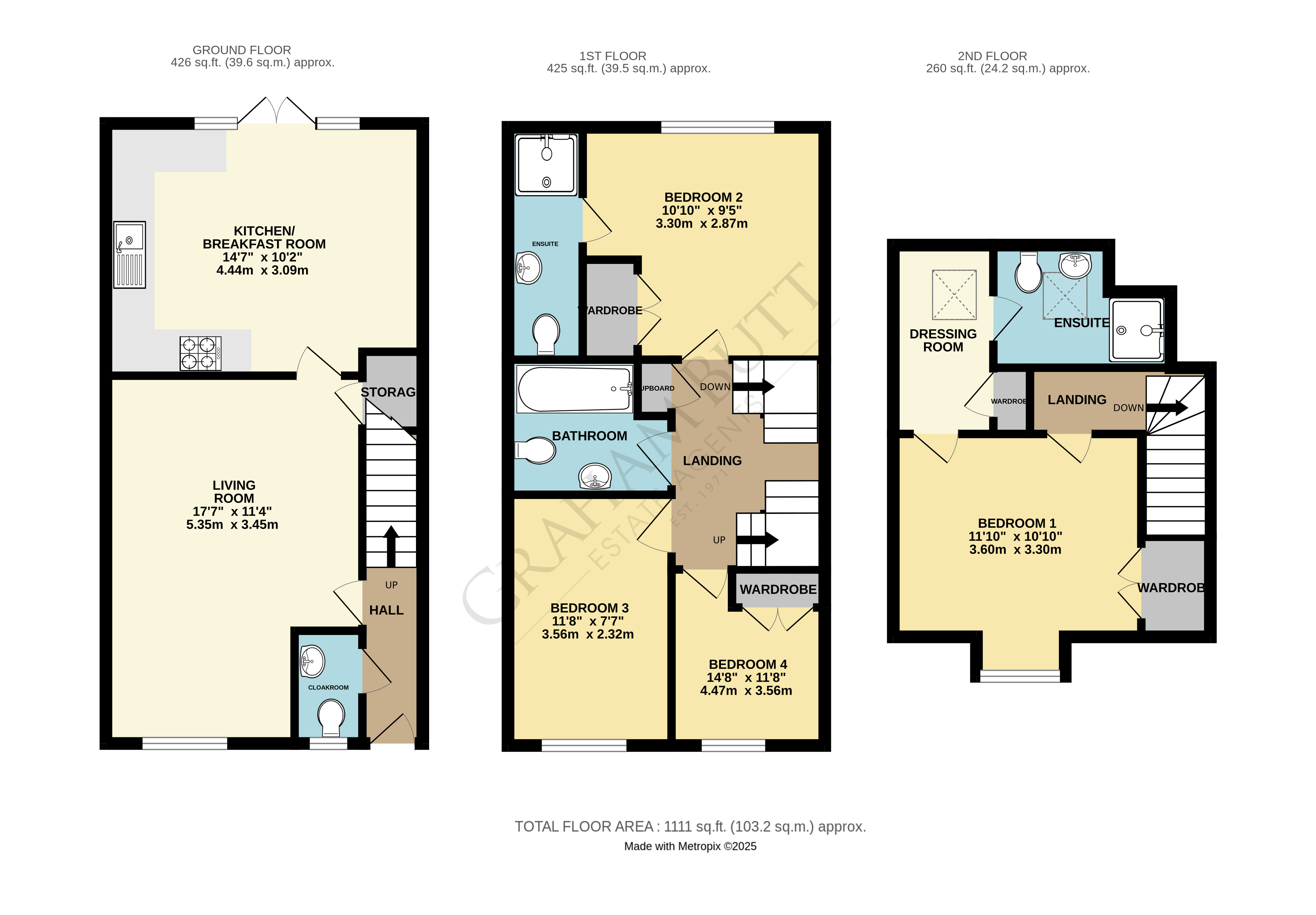 Floorplan for Rustington, Littlehampton, West Sussex