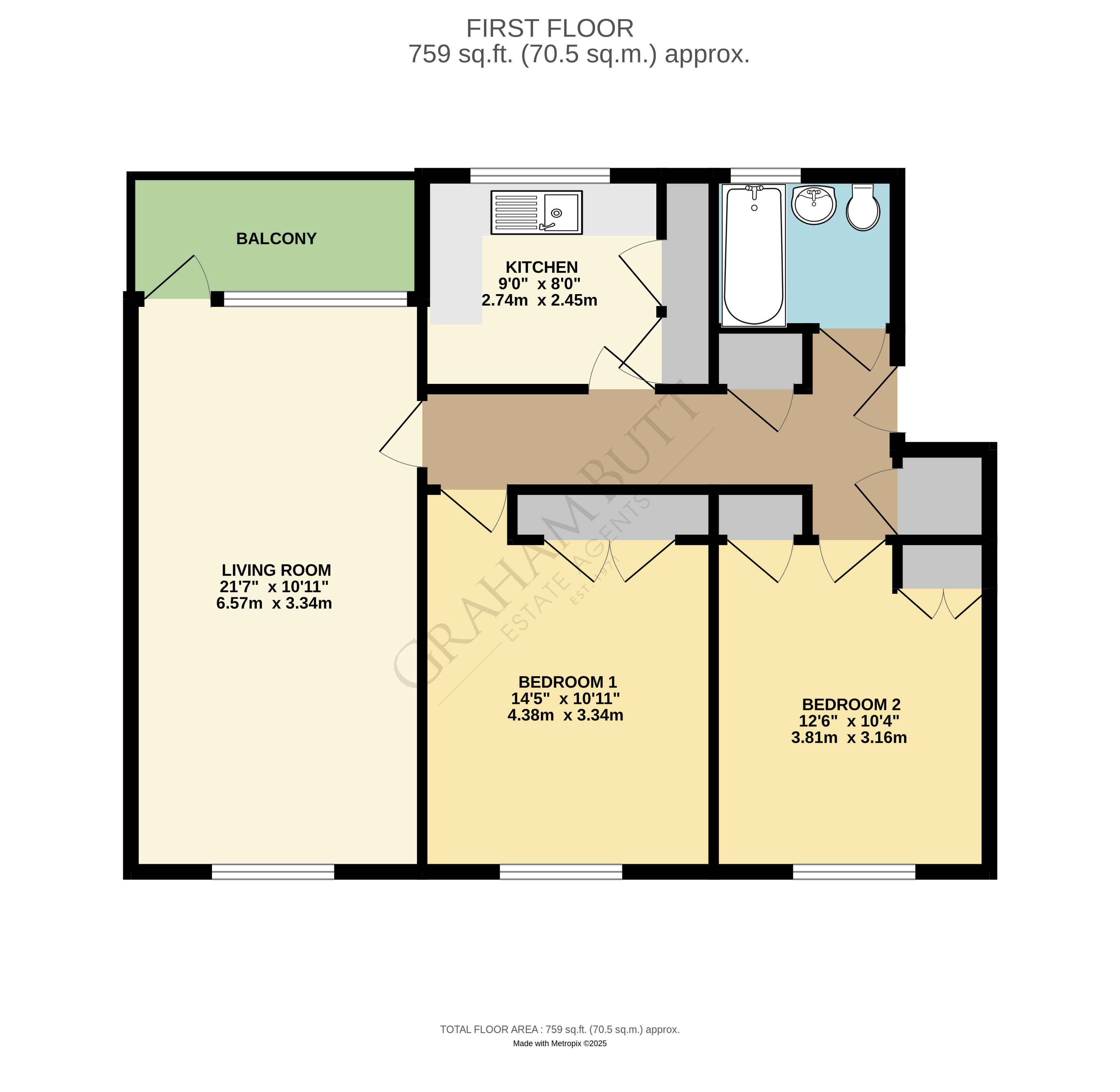 Floorplan for Rustington, Littlehampton