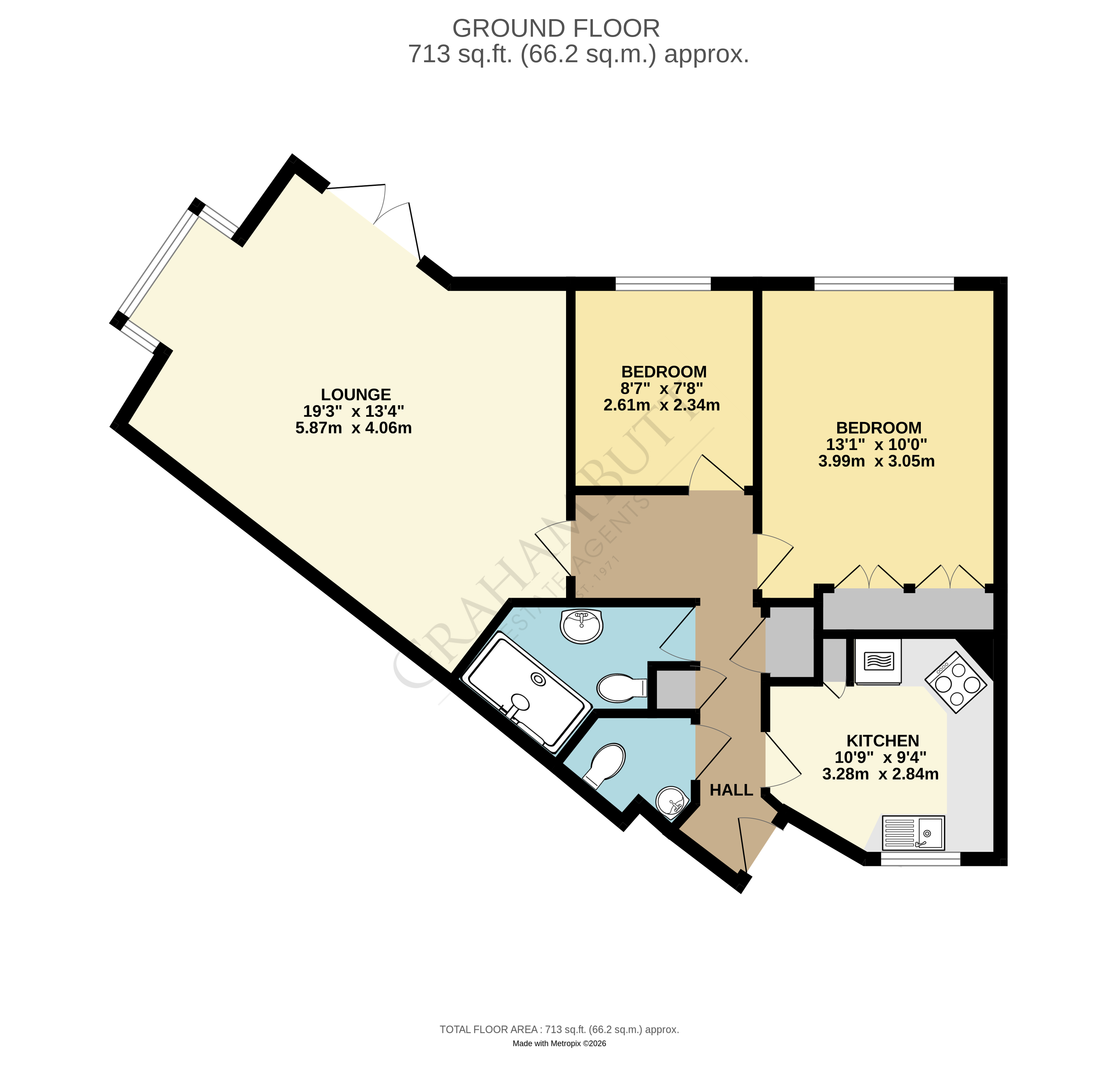 Floorplan for Rustington, Littlehampton, West Sussex