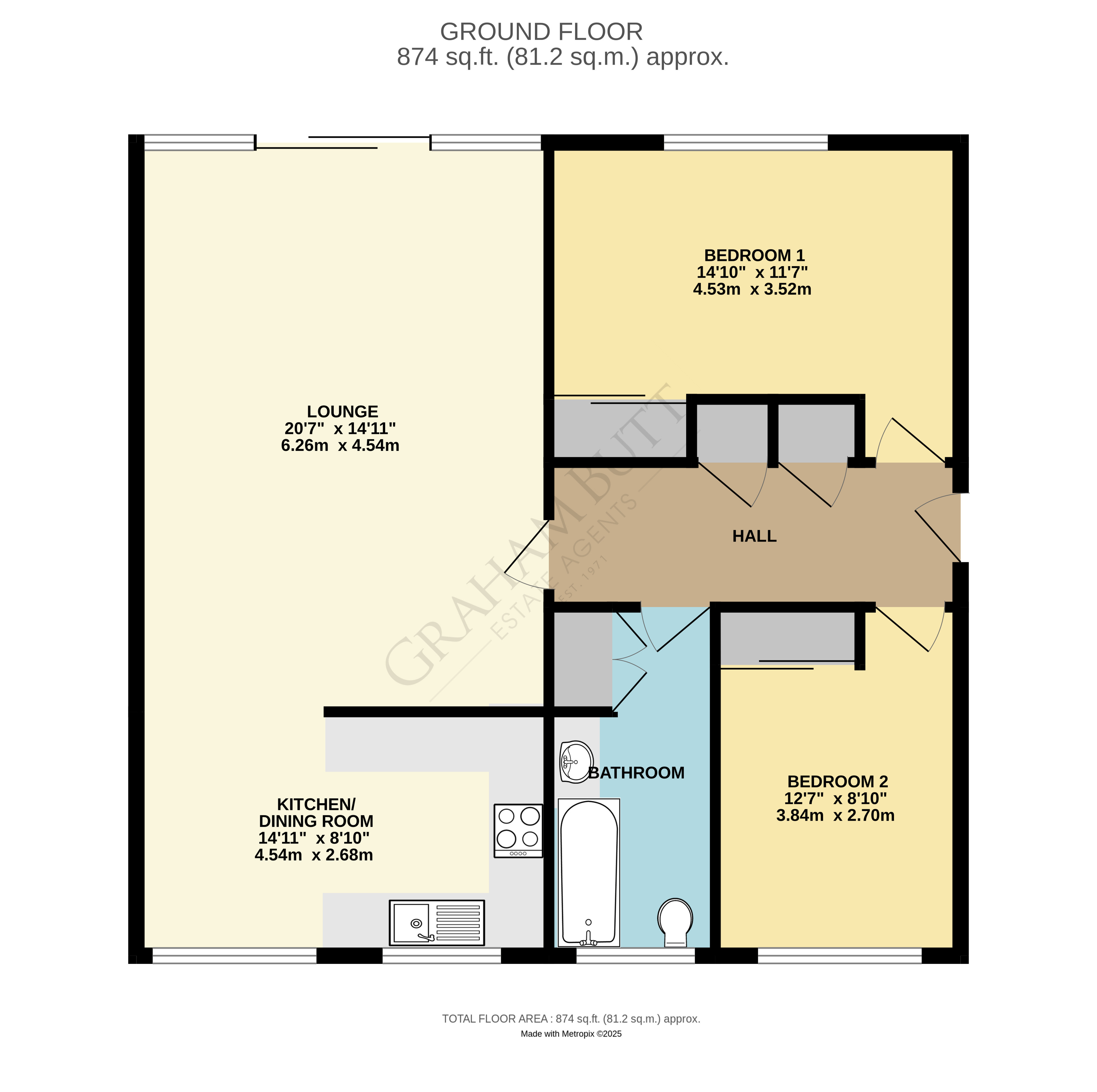Floorplan for Rustington, Littlehampton, West Sussex