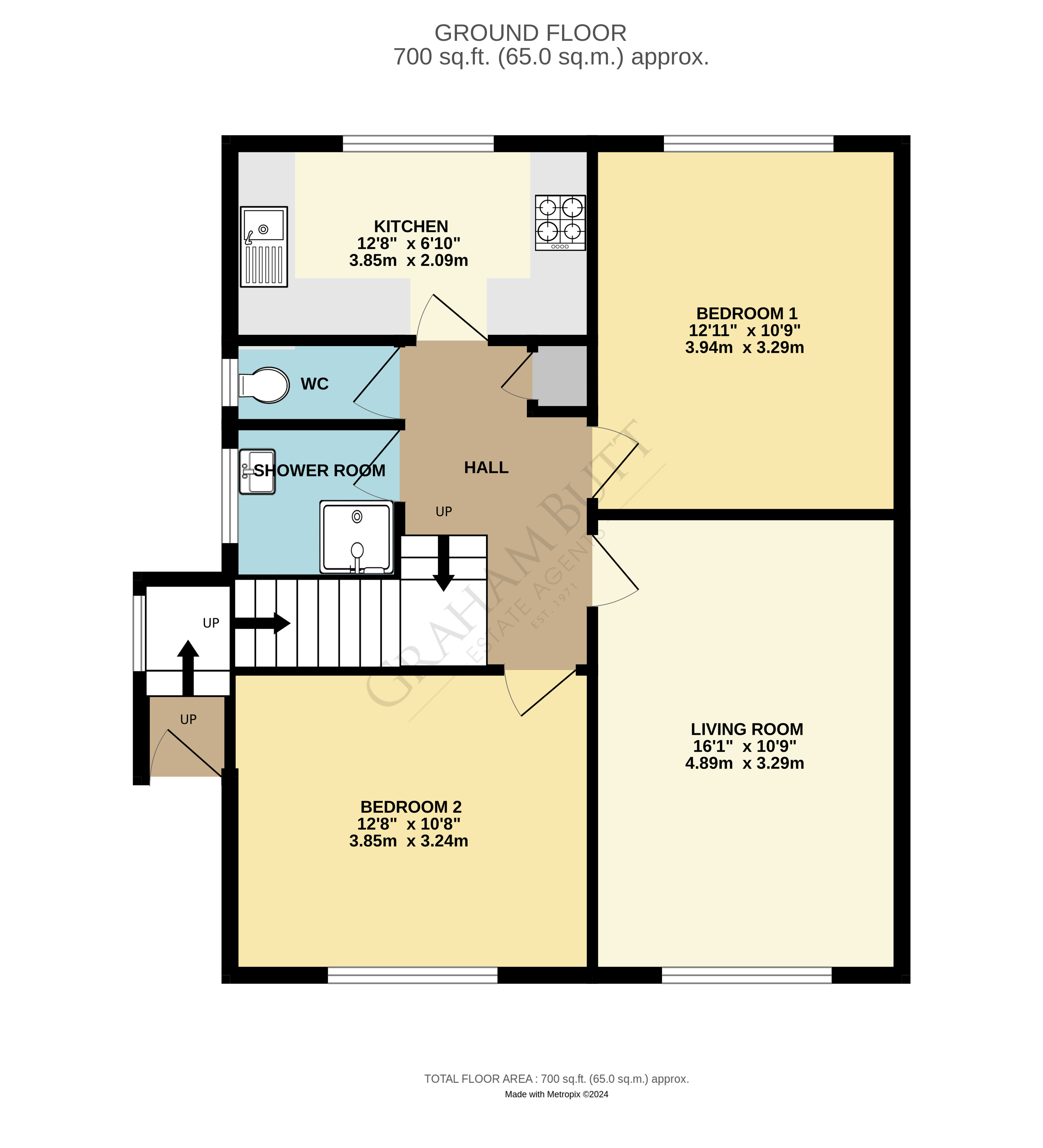 Floorplan for Rustington, Littlehampton, West Sussex