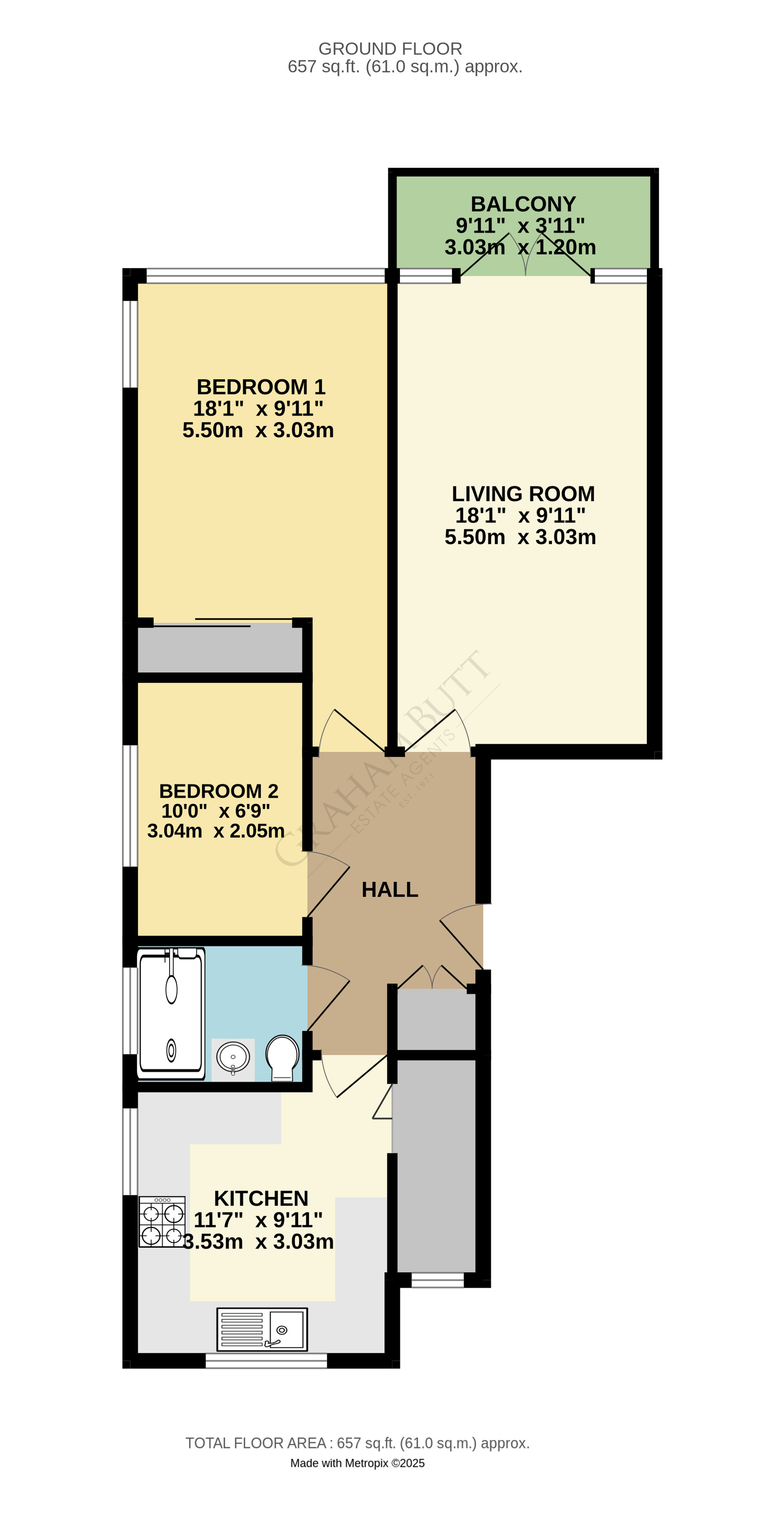 Floorplan for Rustington, Littlehampton, West Sussex