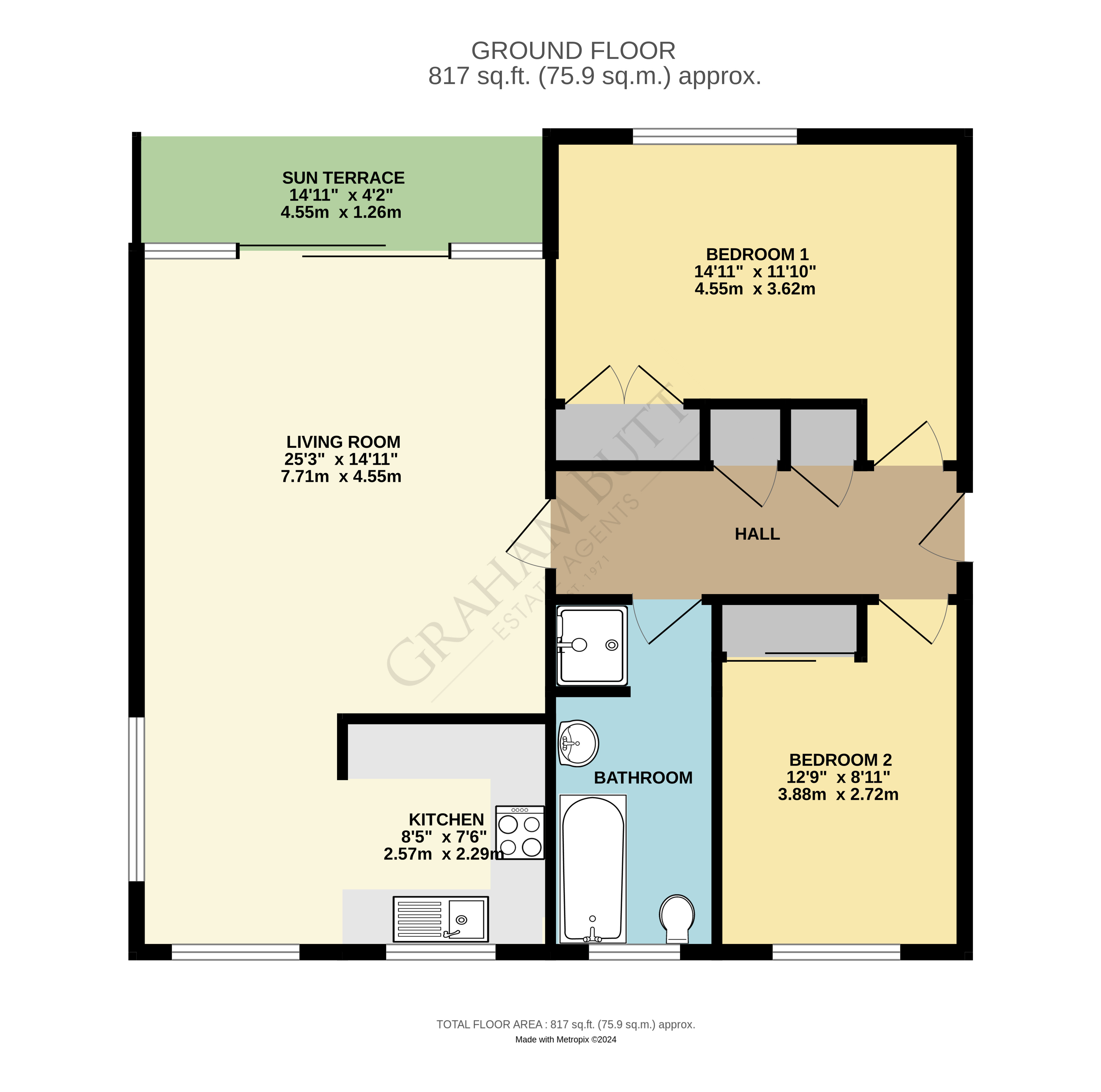 Floorplan for Rustington, Littlehampton, West Sussex