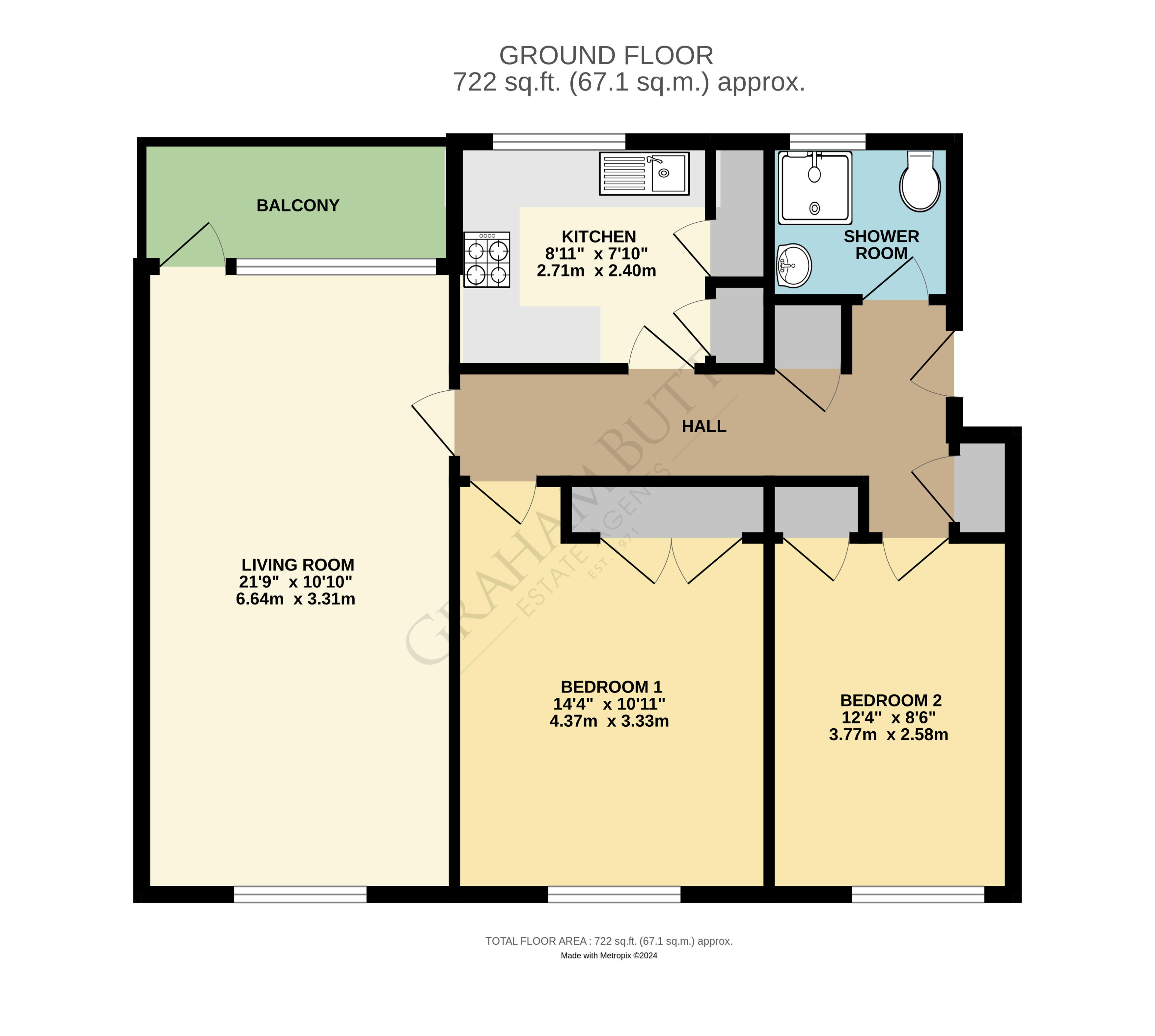 Floorplan for Rustington, Littlehampton, West Sussex