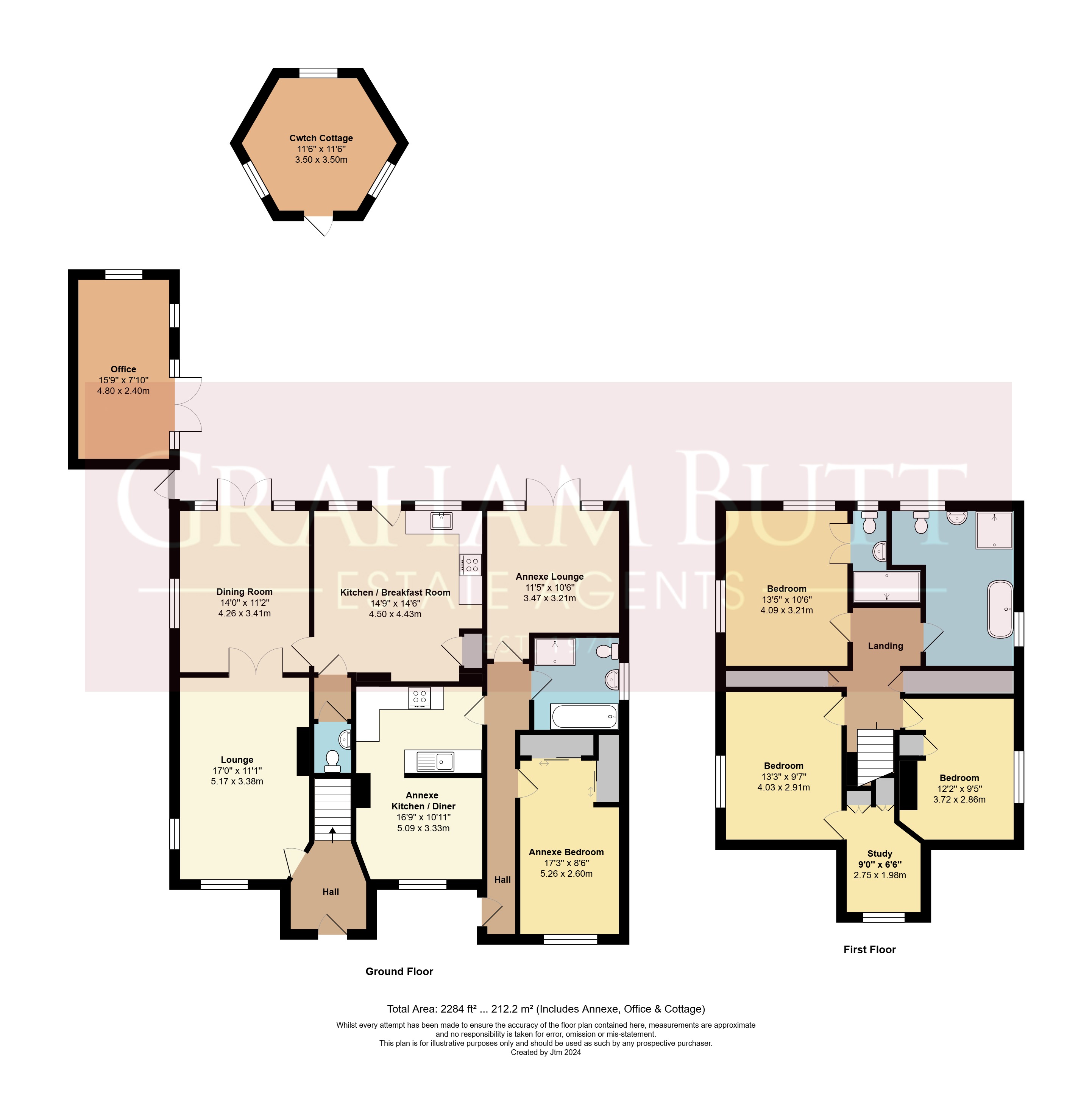 Floorplan for Rustington, West Sussex