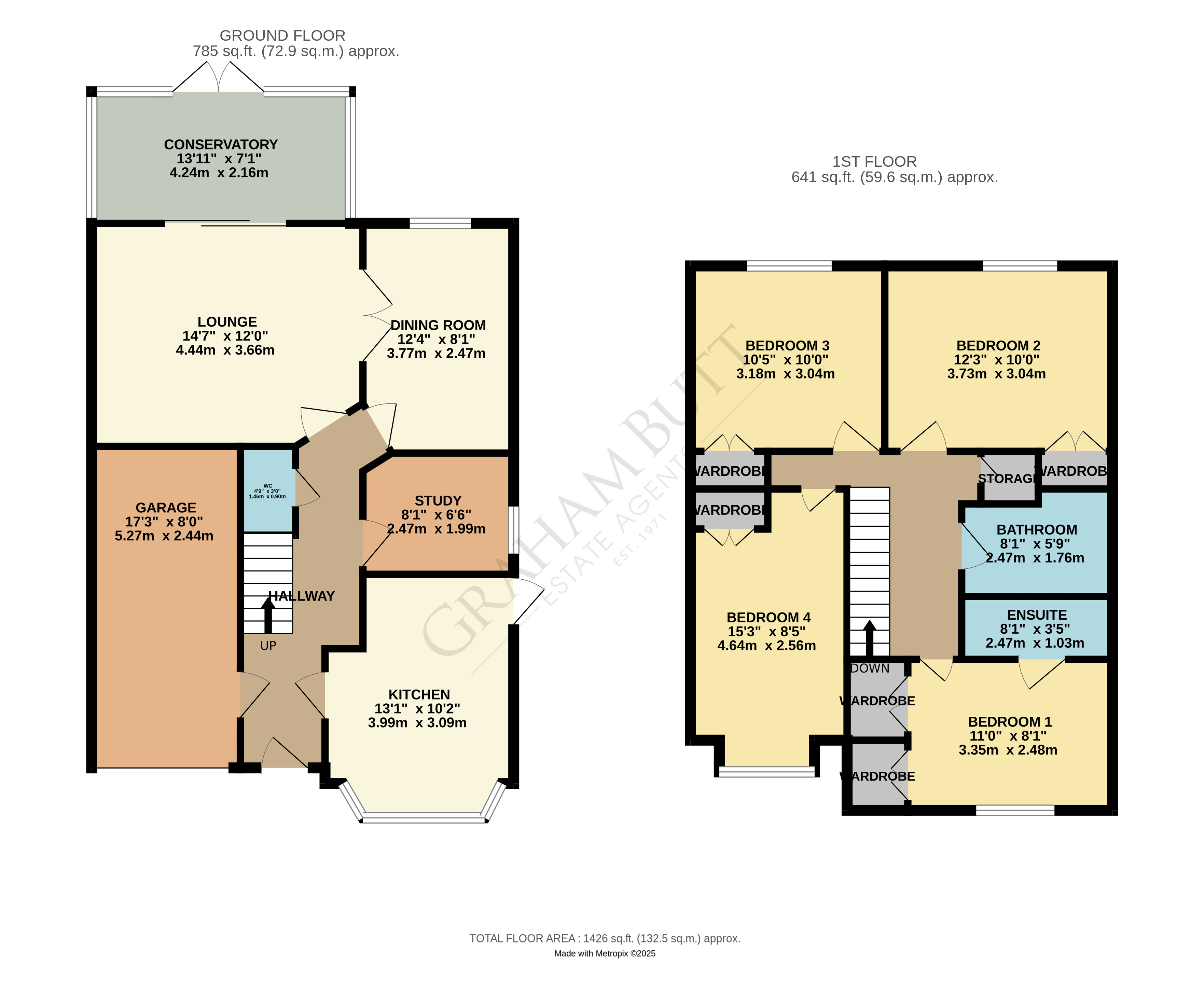 Floorplan for Rustington, West Sussex