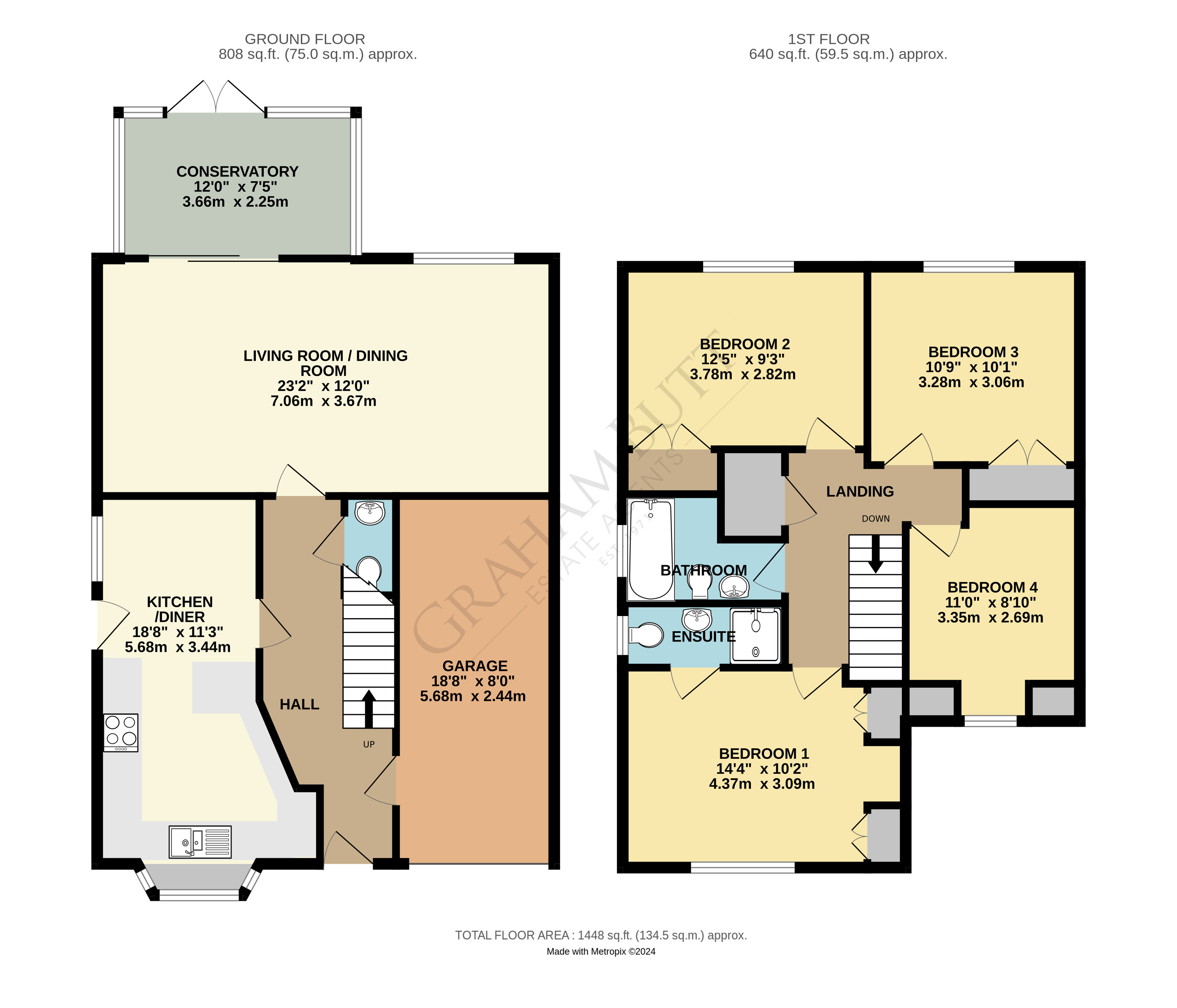 Floorplan for Rustington, Littlehampton, West Sussex