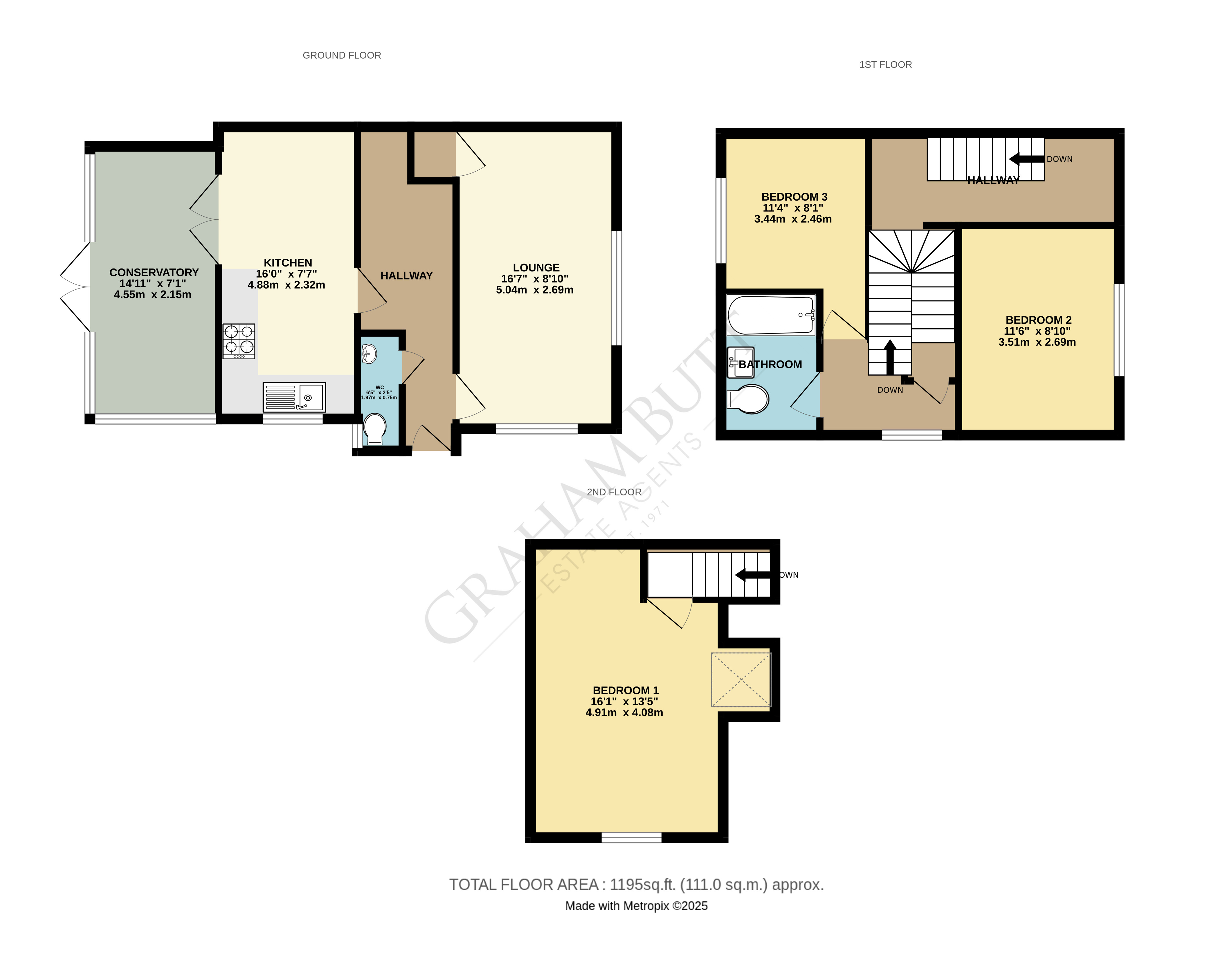 Floorplan for Rustington, Littlehampton, West Sussex
