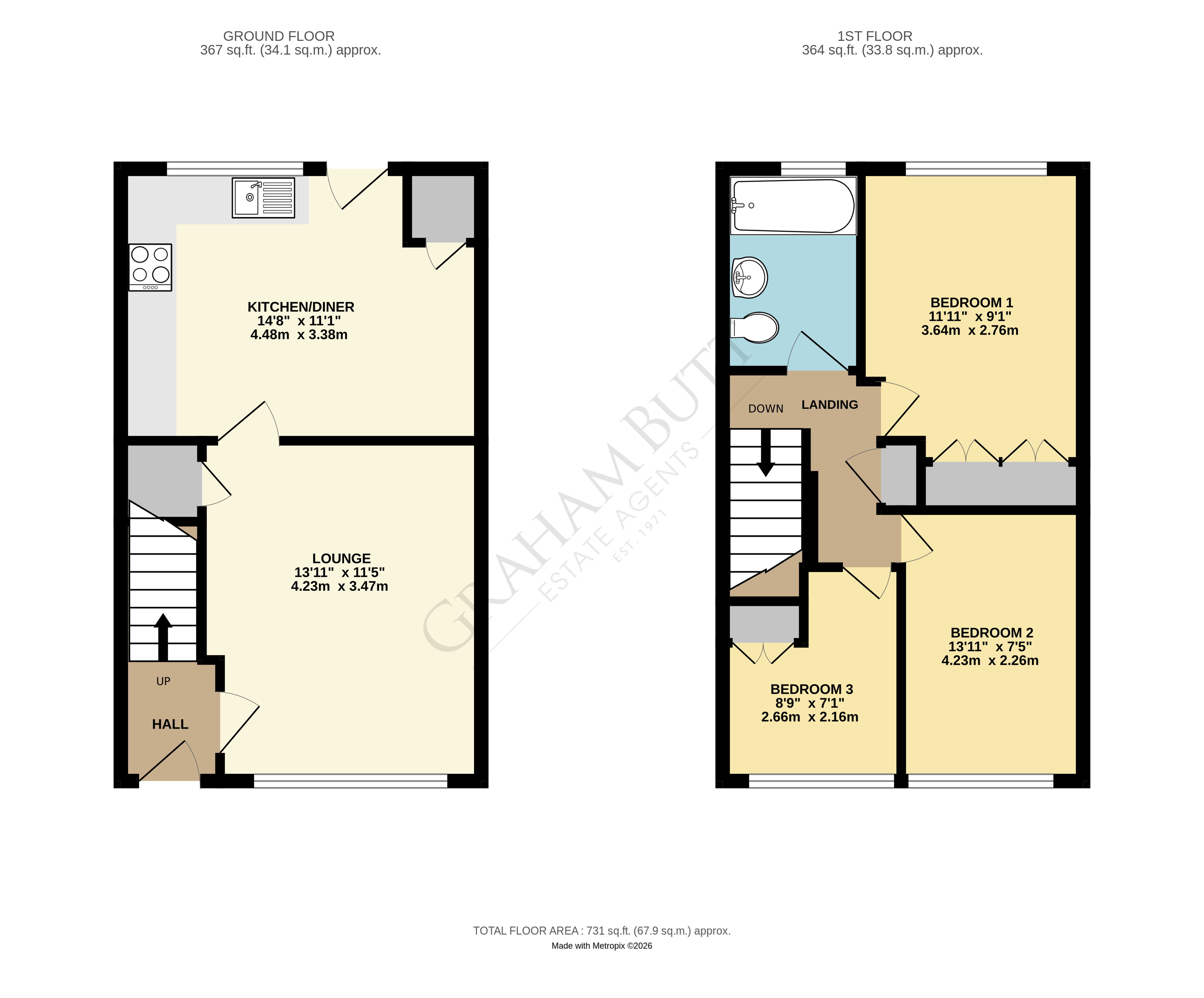 Floorplan for East Preston, West Sussex