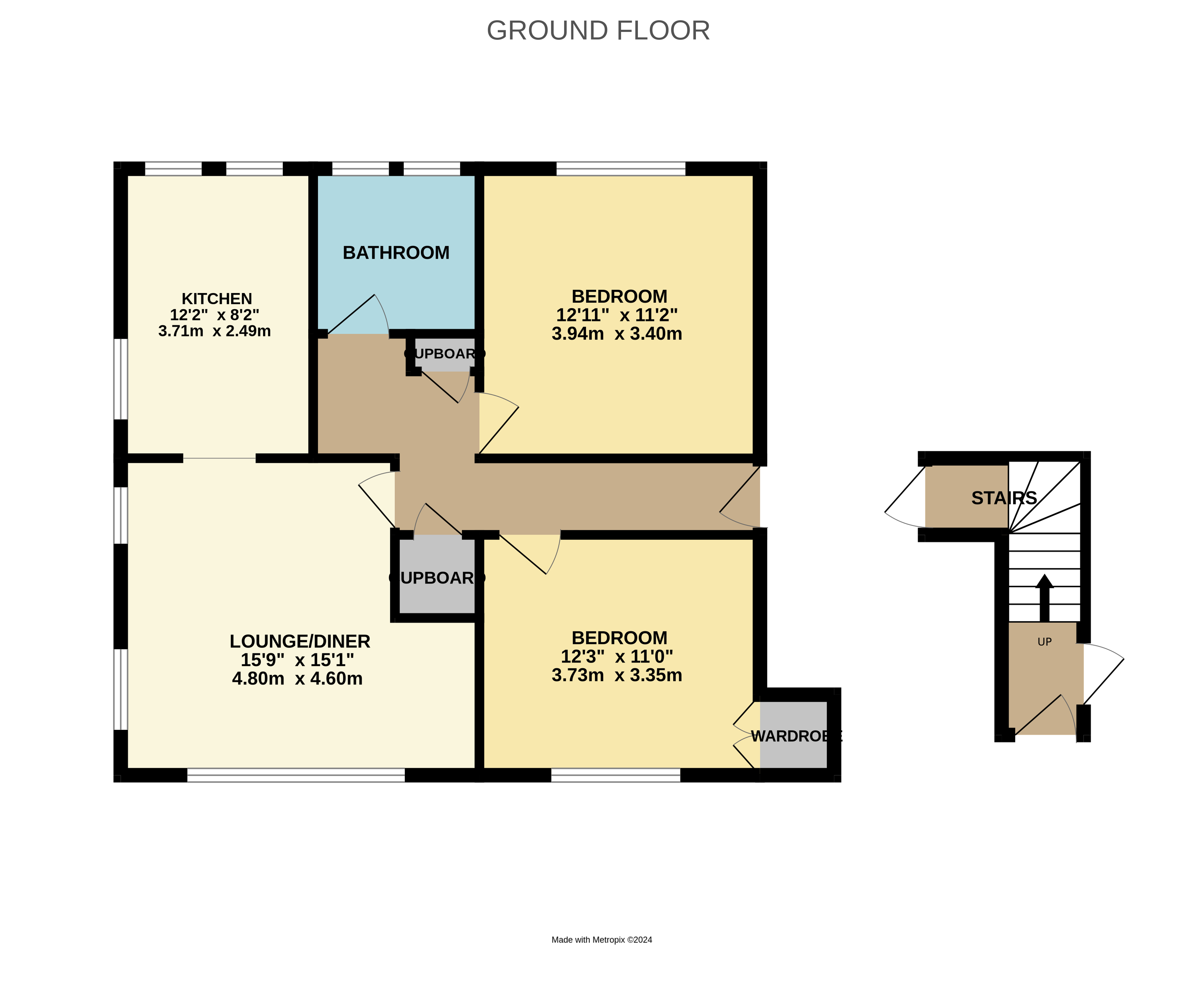 Floorplan for Ferring, Worthing, West Sussex