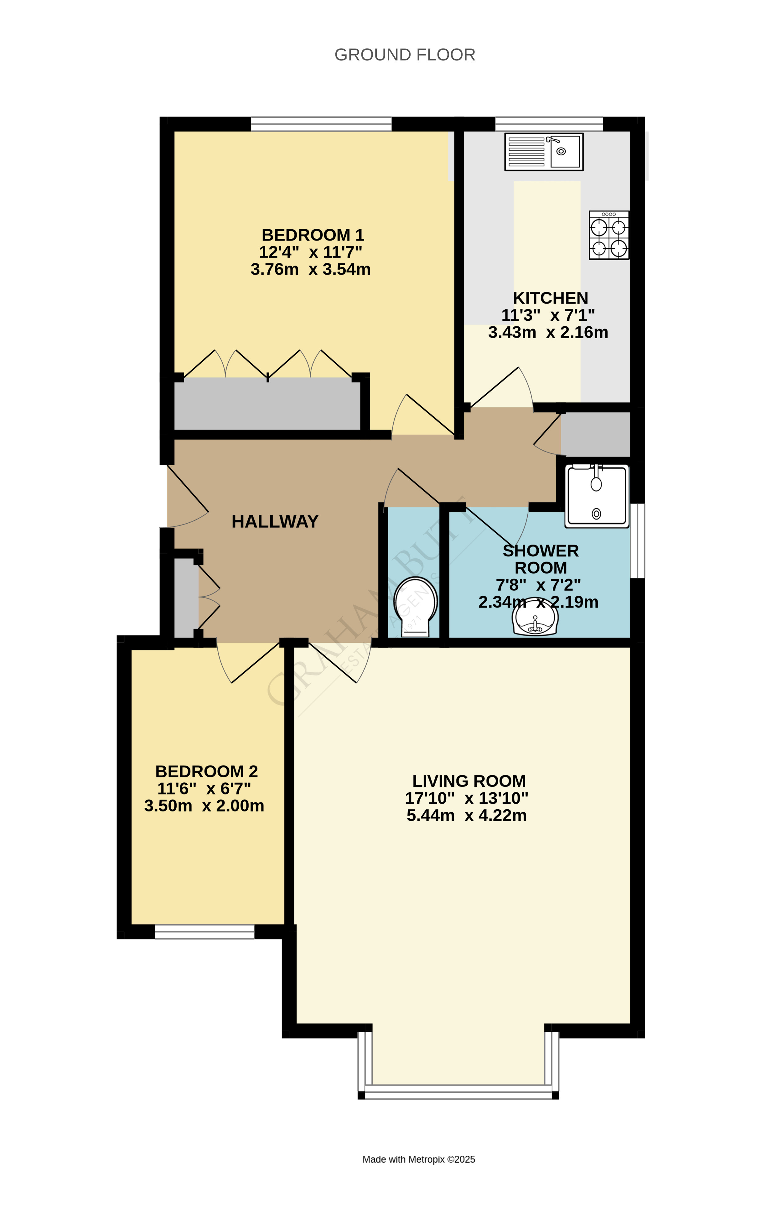 Floorplan for Rustington, Littlehampton, West Sussex