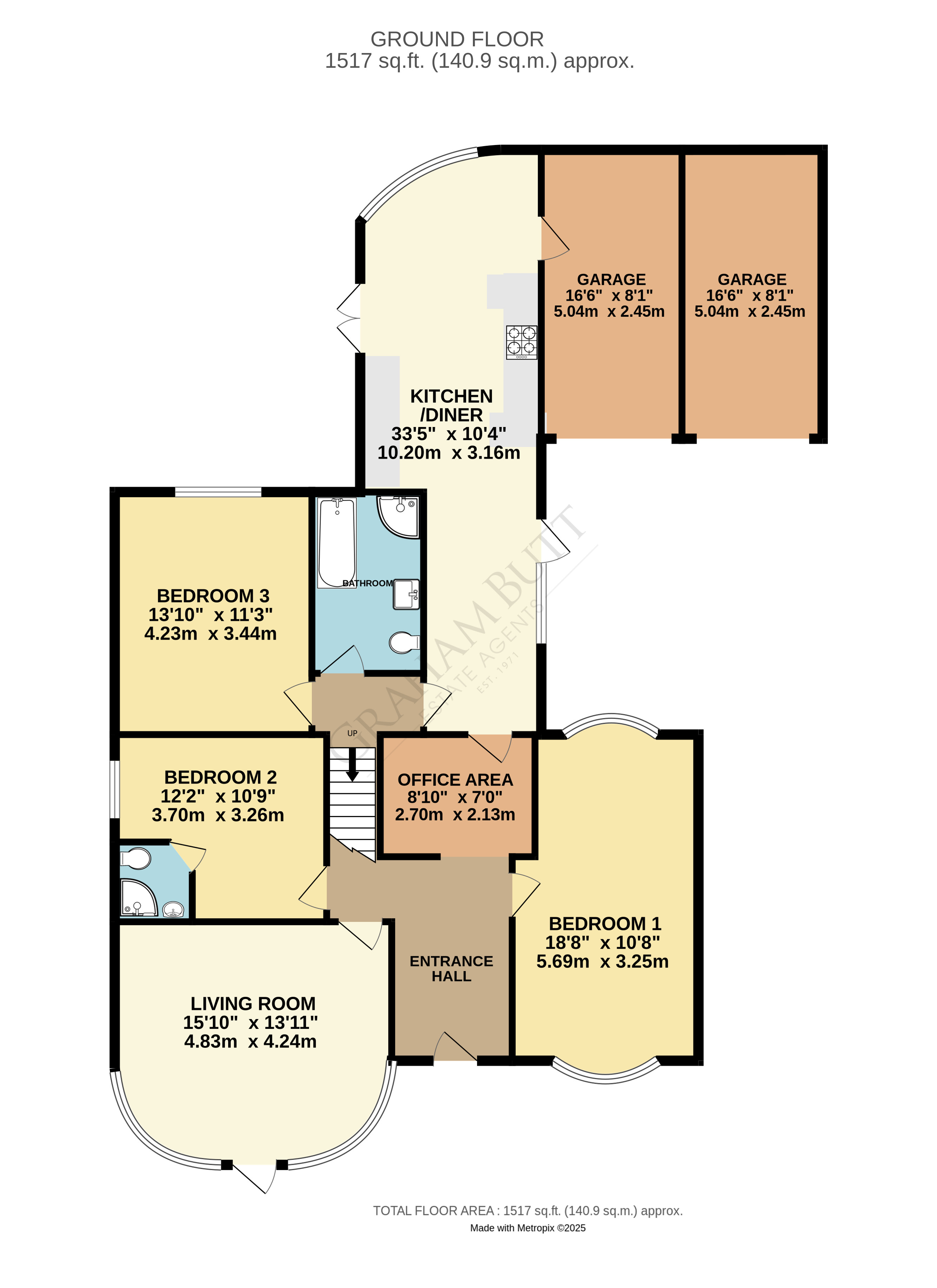 Floorplan for Rustington, Littlehampton, West Sussex