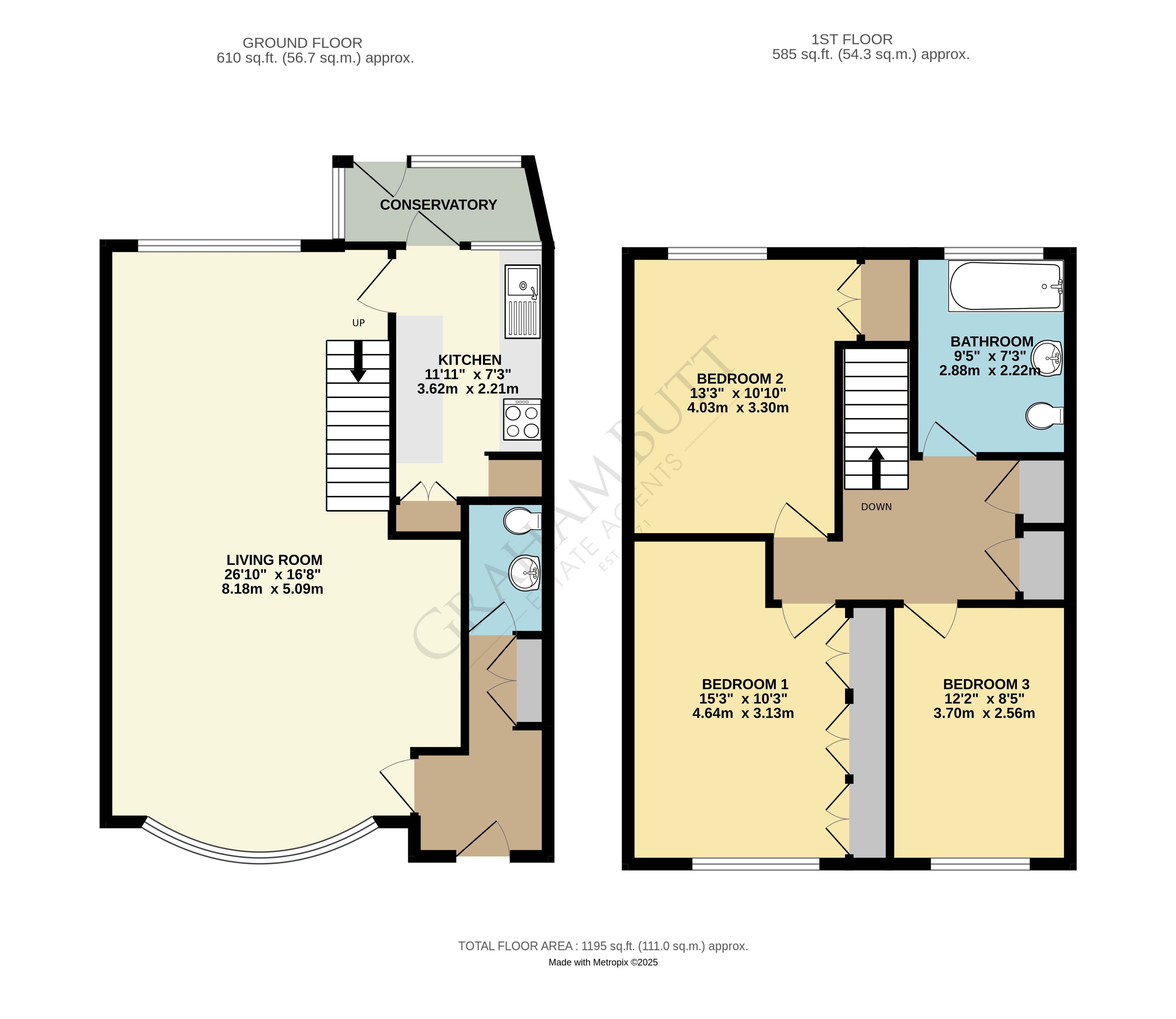 Floorplan for Rustington, Littlehampton, West Sussex