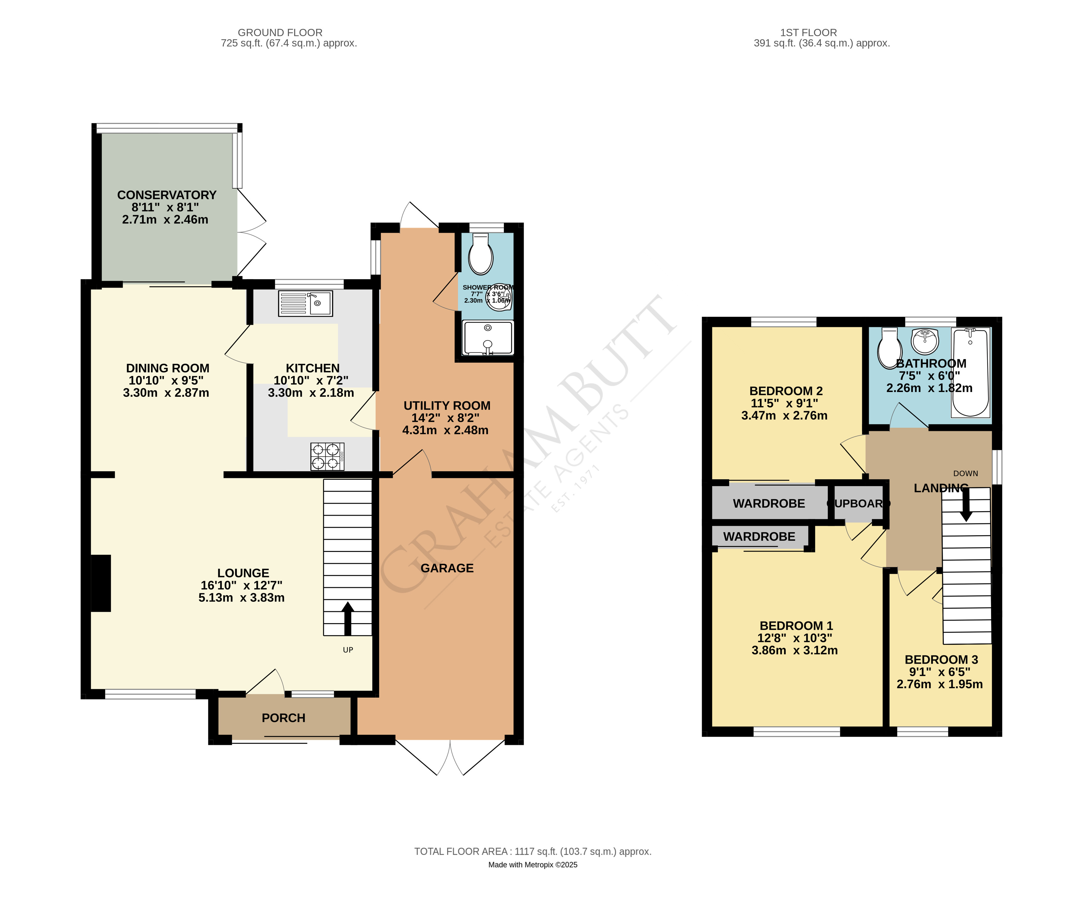 Floorplan for Rustington, Littlehampton, West Sussex