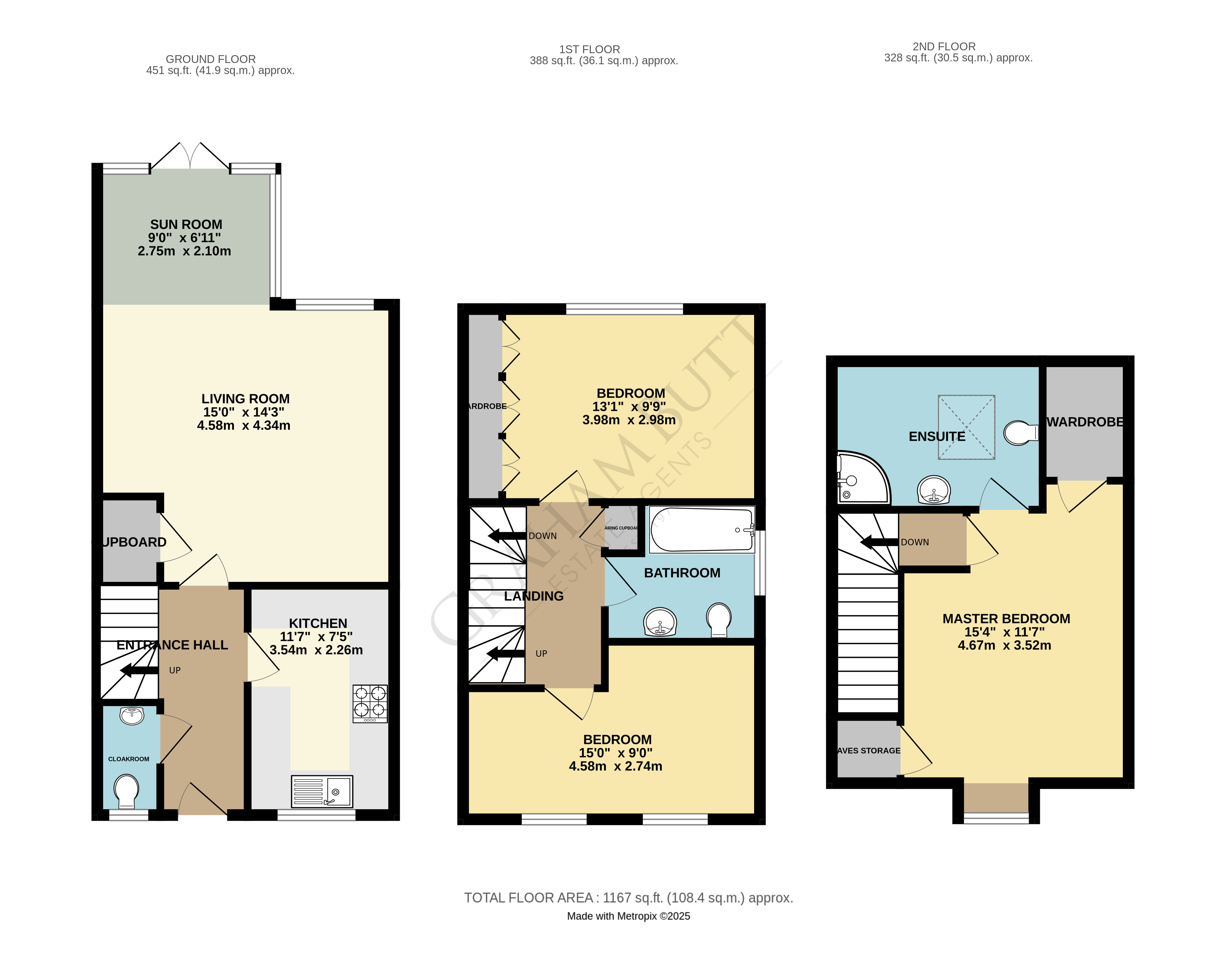 Floorplan for Rustington, Littlehampton, West Sussex