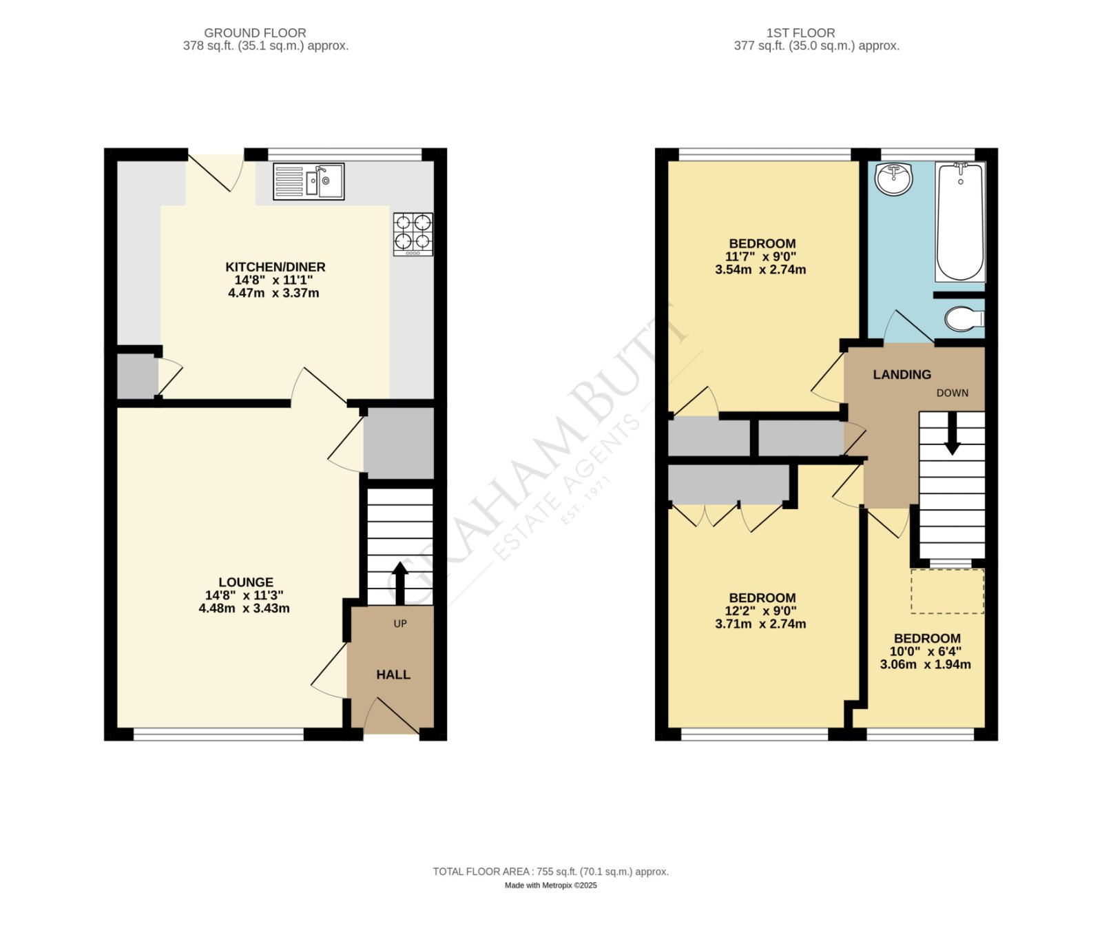 Floorplan for East Preston, Littlehampton, West Sussex