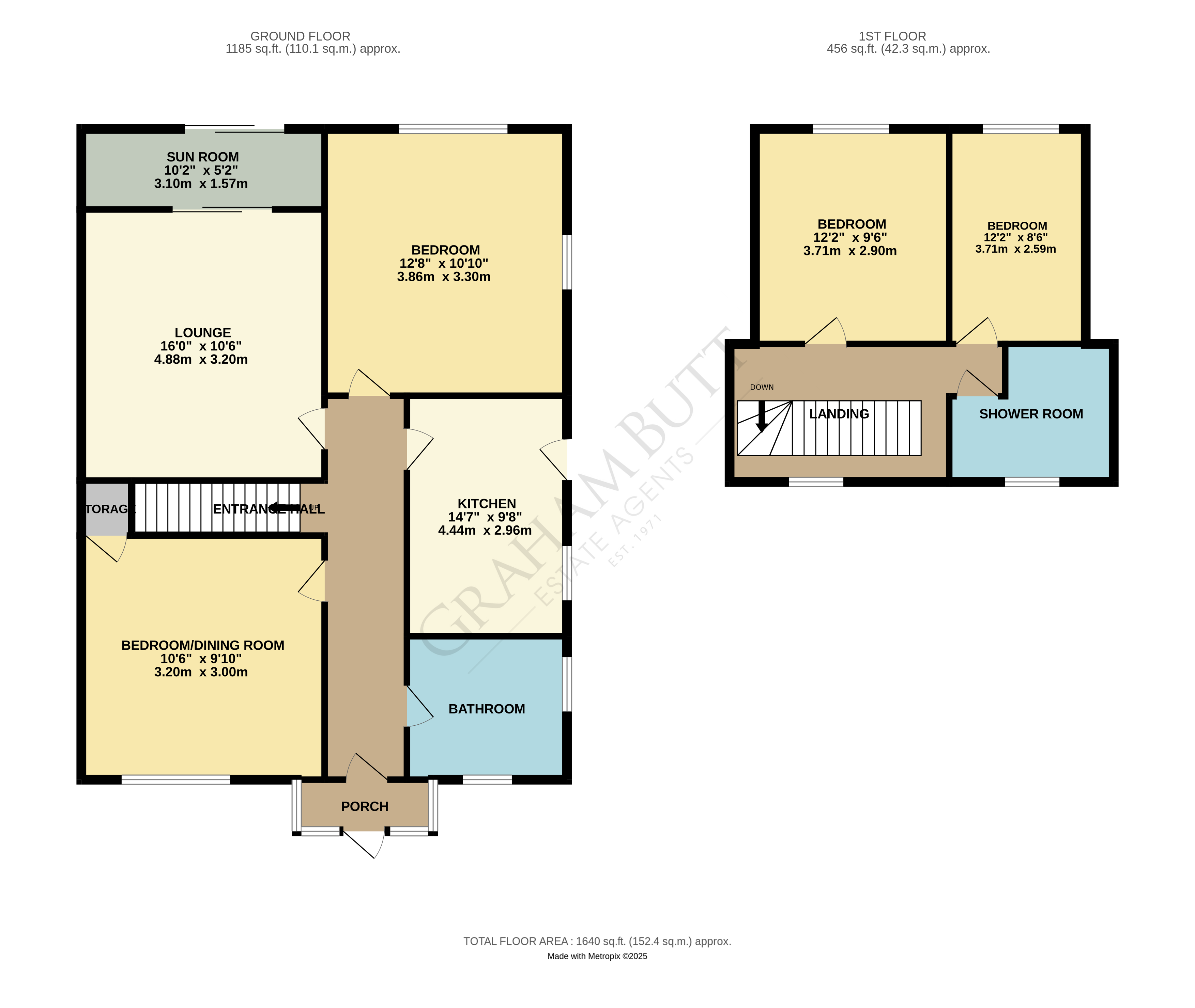 Floorplan for Worthing, West Sussex