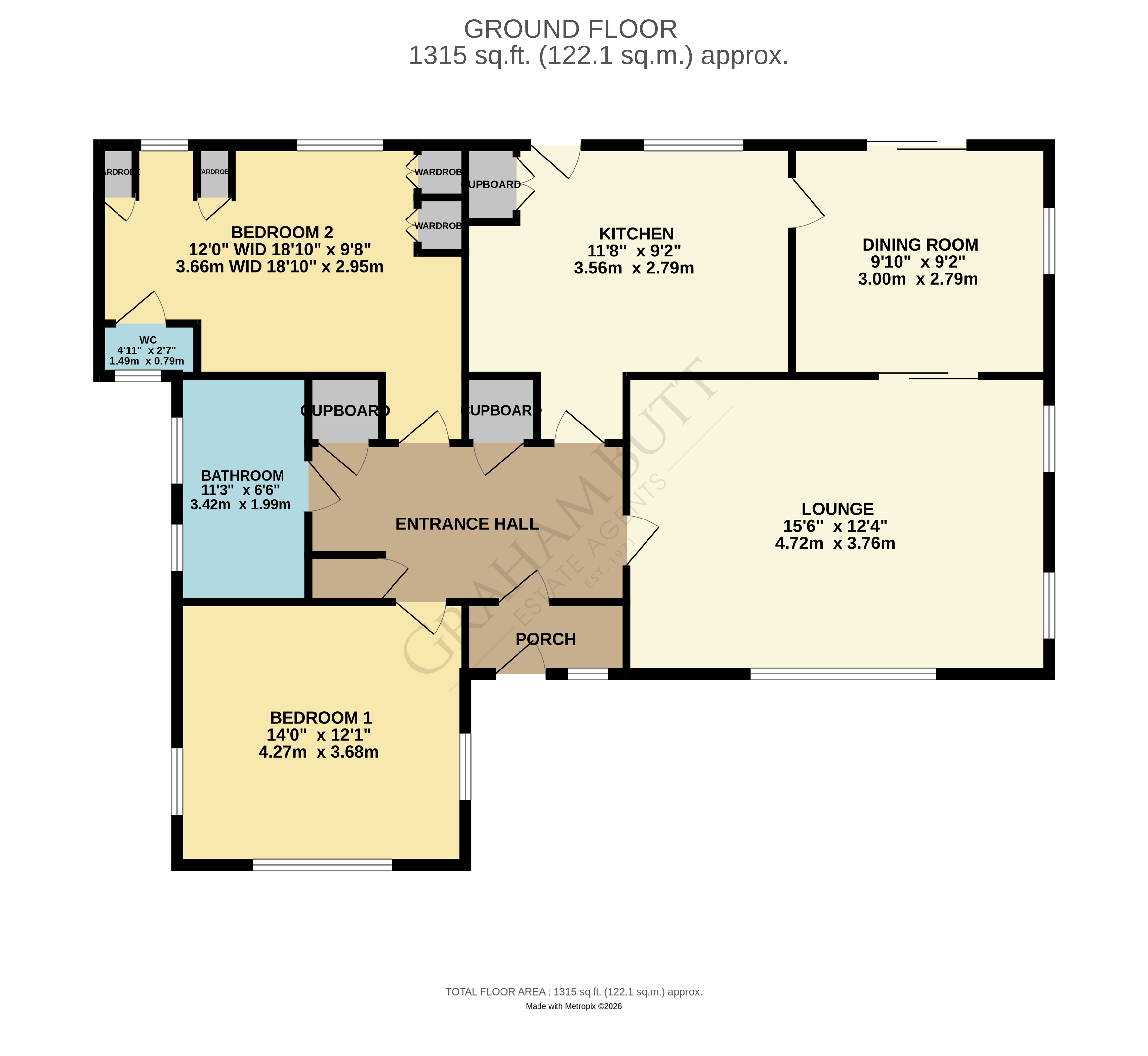 Floorplan for East Preston, Littlehampton, West Sussex