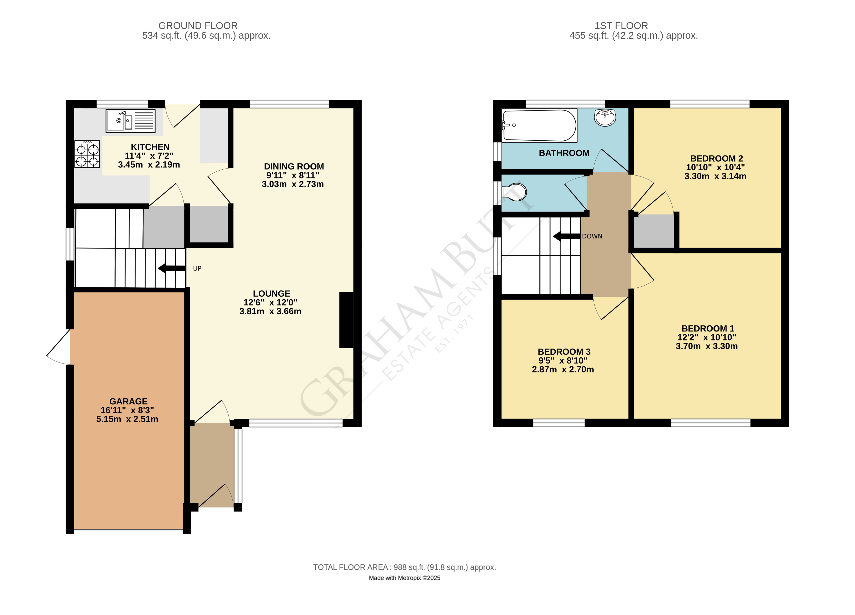 Floorplan for Rustington, Littlehampton, West Sussex