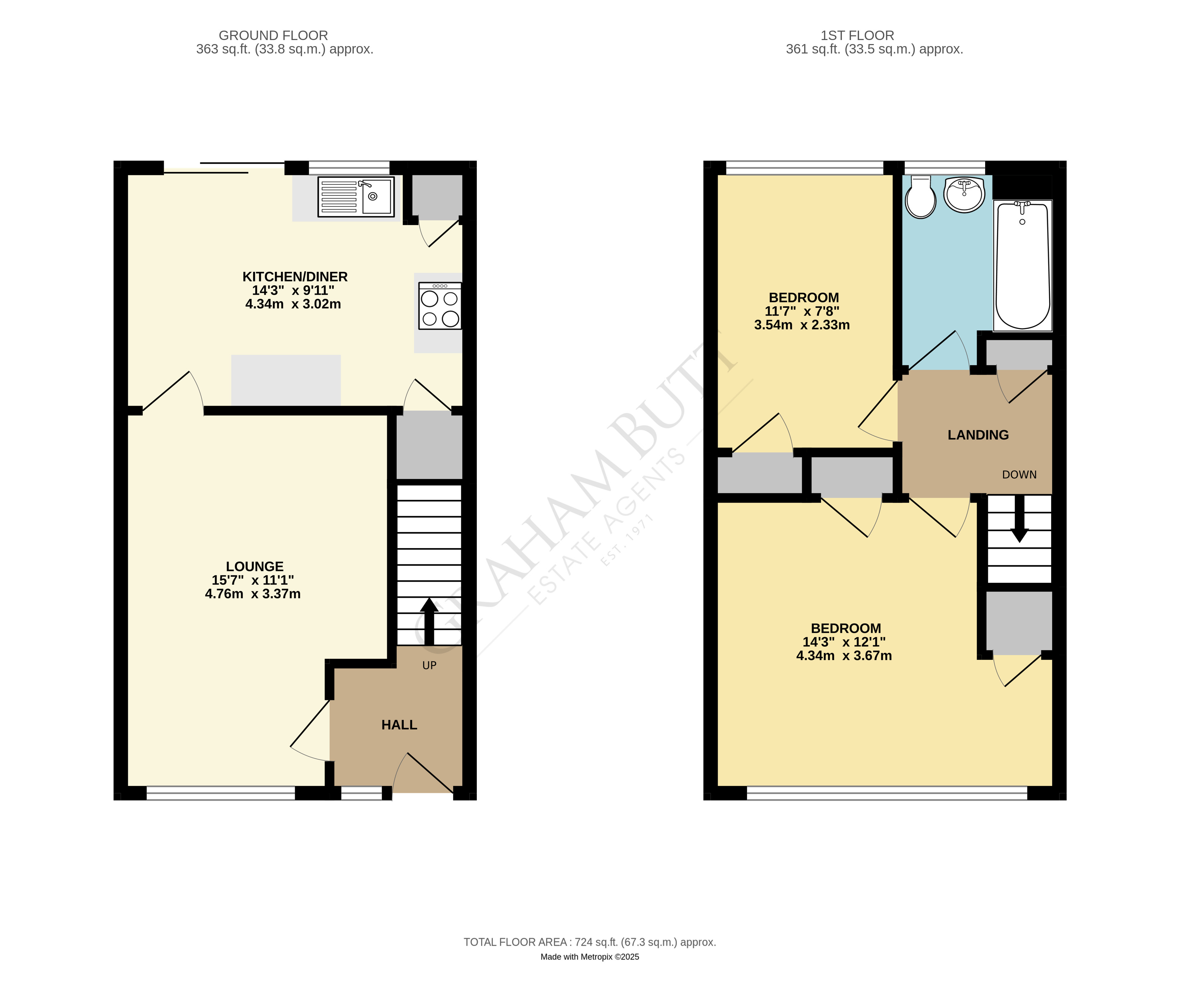 Floorplan for Rustington, Littlehampton, West Sussex