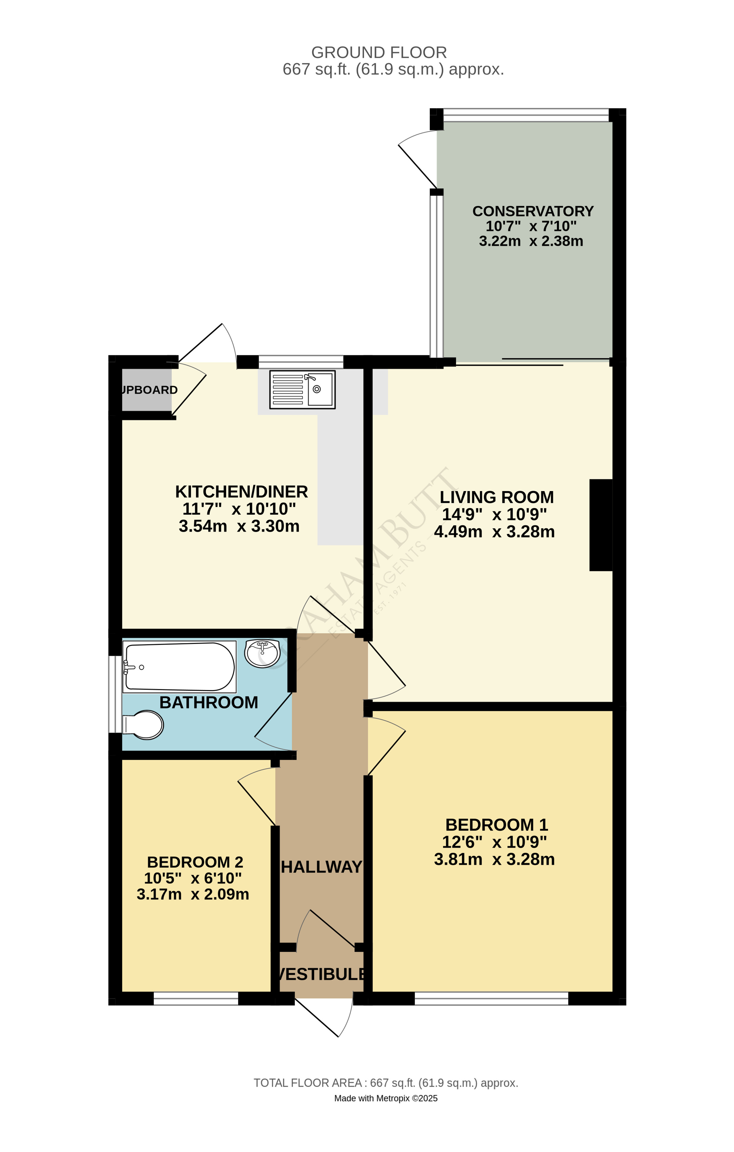 Floorplan for East Preston, Littlehampton, West Sussex