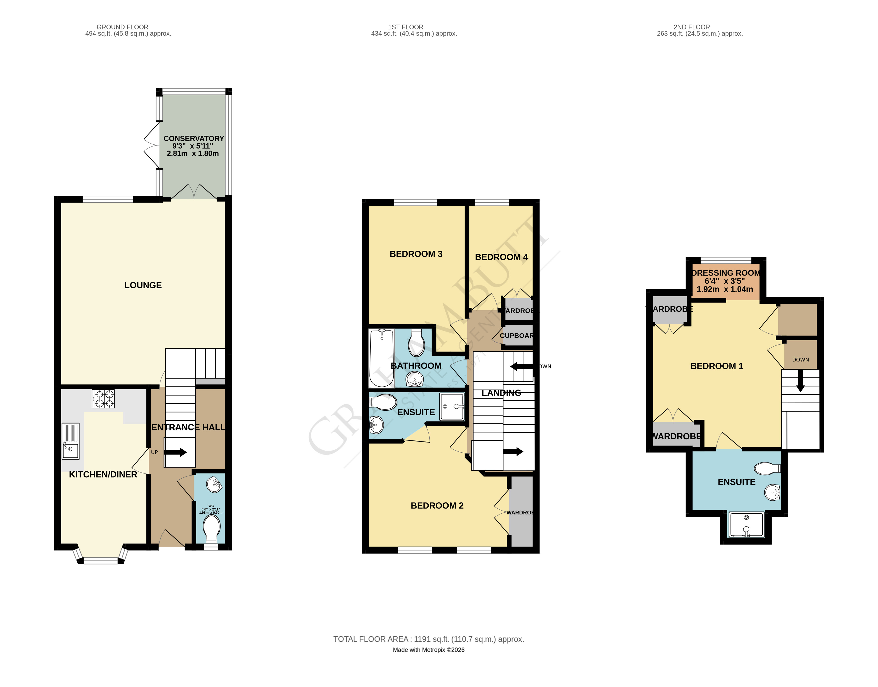Floorplan for Rustington, Littlehampton