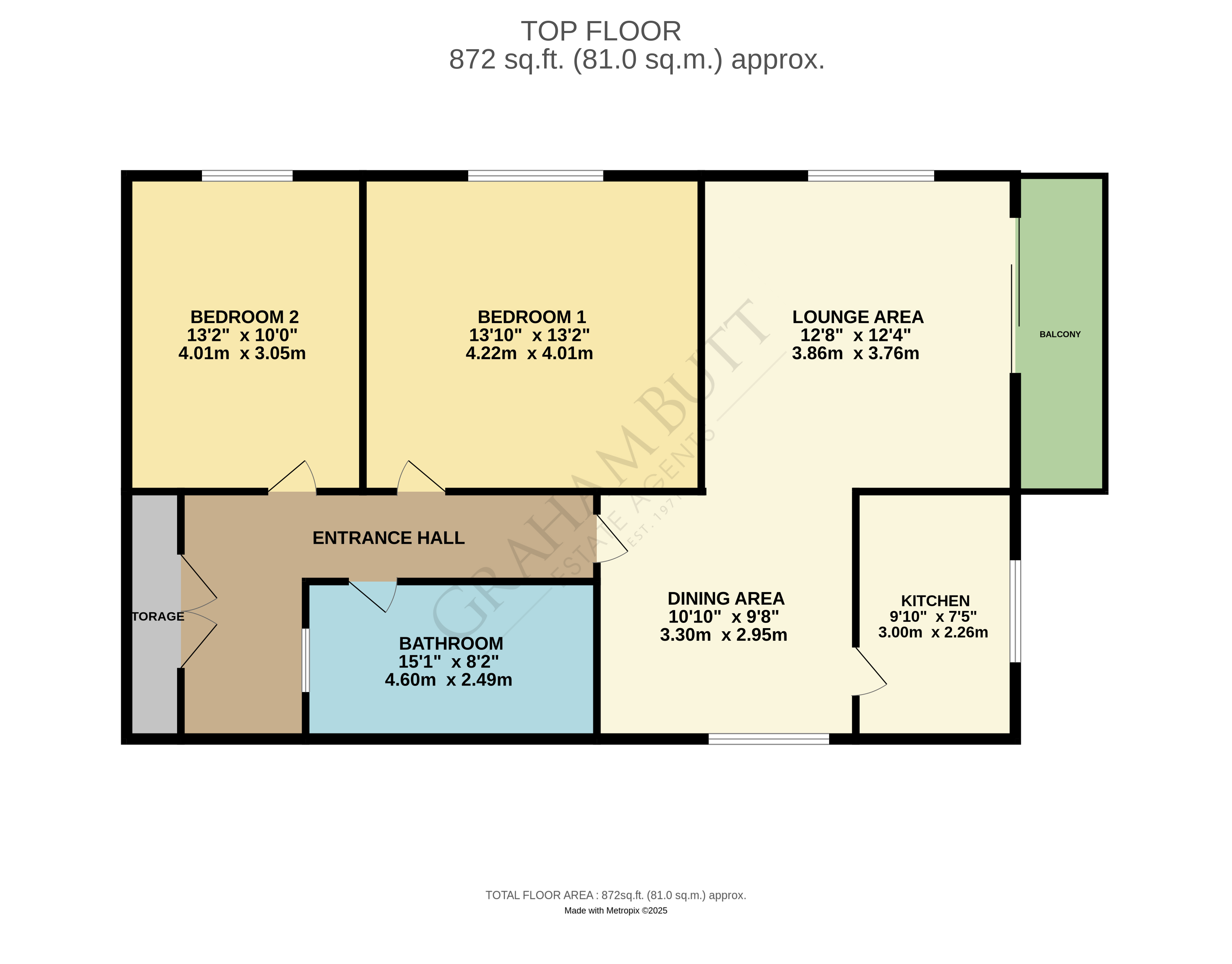 Floorplan for Rustington, Littlehampton, West Sussex