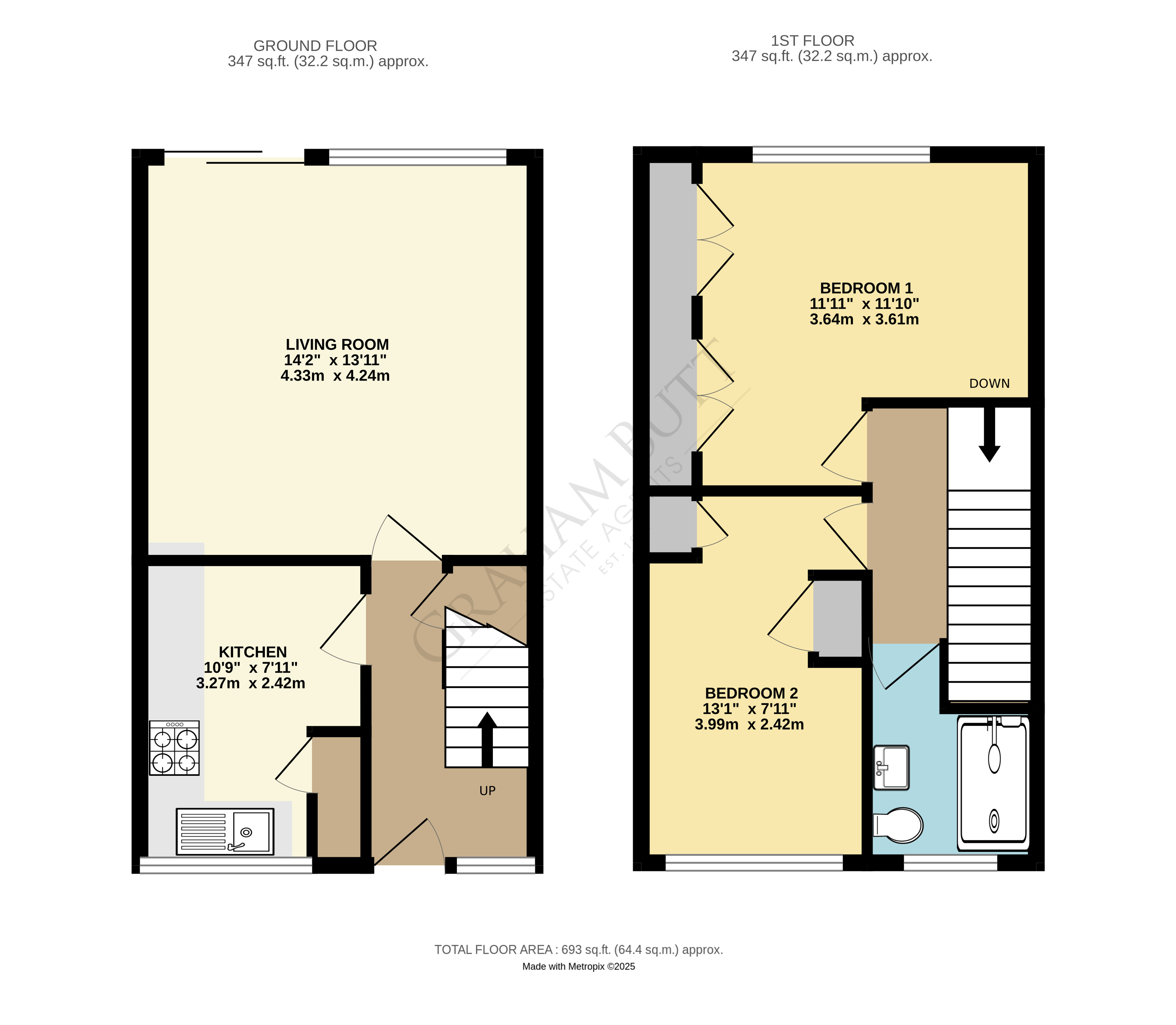 Floorplan for Rustington, Littlehampton, West Sussex
