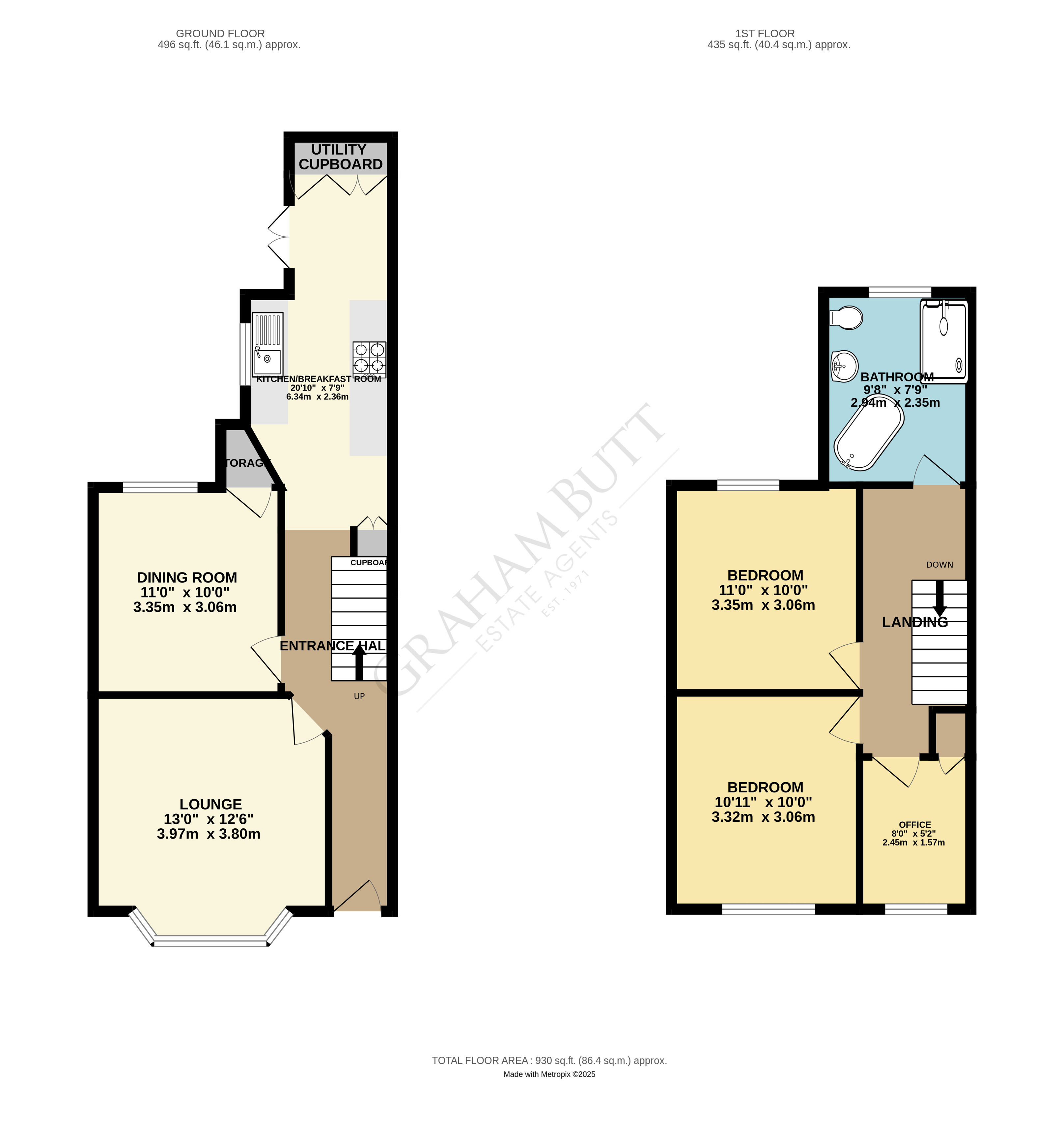 Floorplan for Rustington, Littlehampton, West Sussex